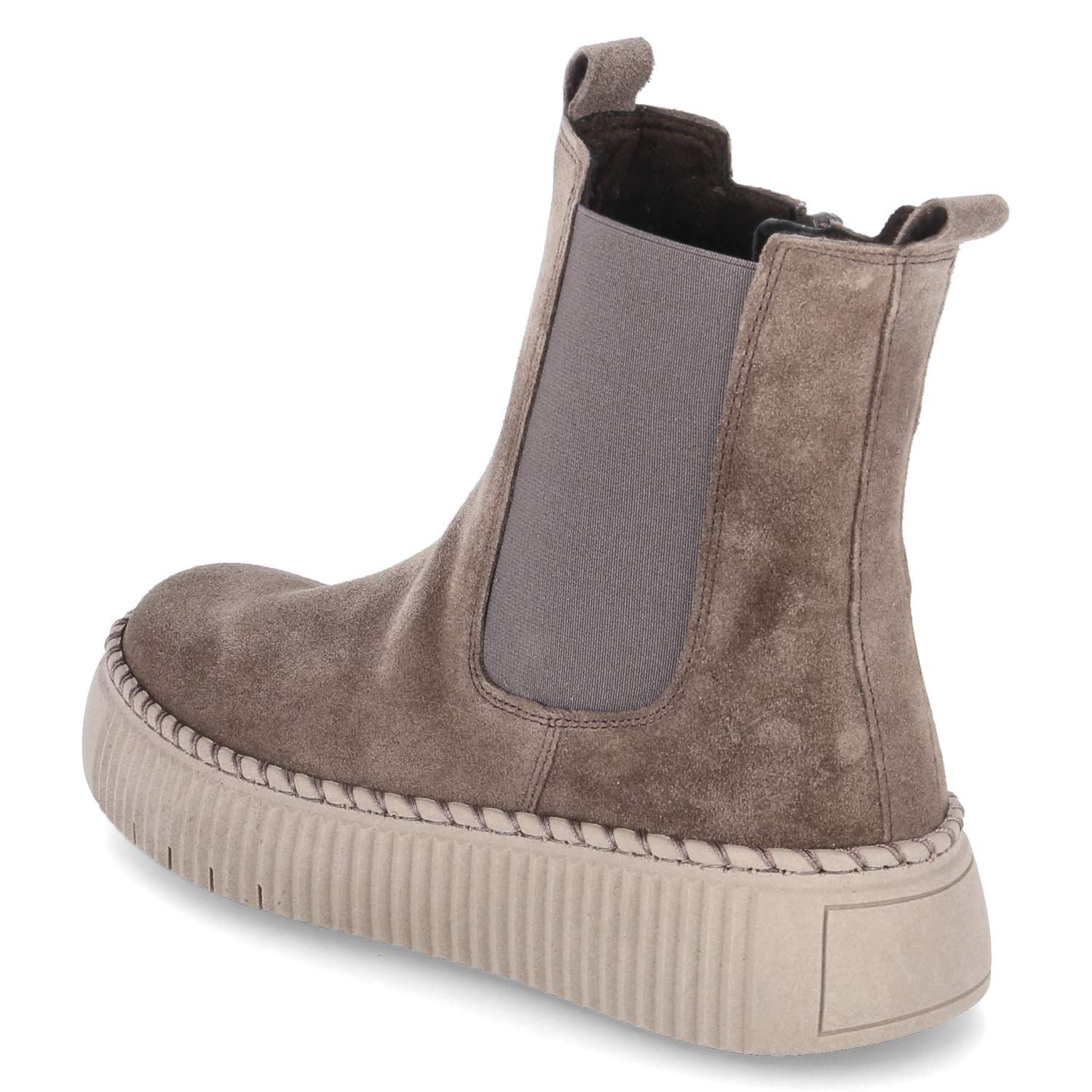 Gabor Gabor 73.540.10 Damen Rauleder taupe Schlupfstiefel
