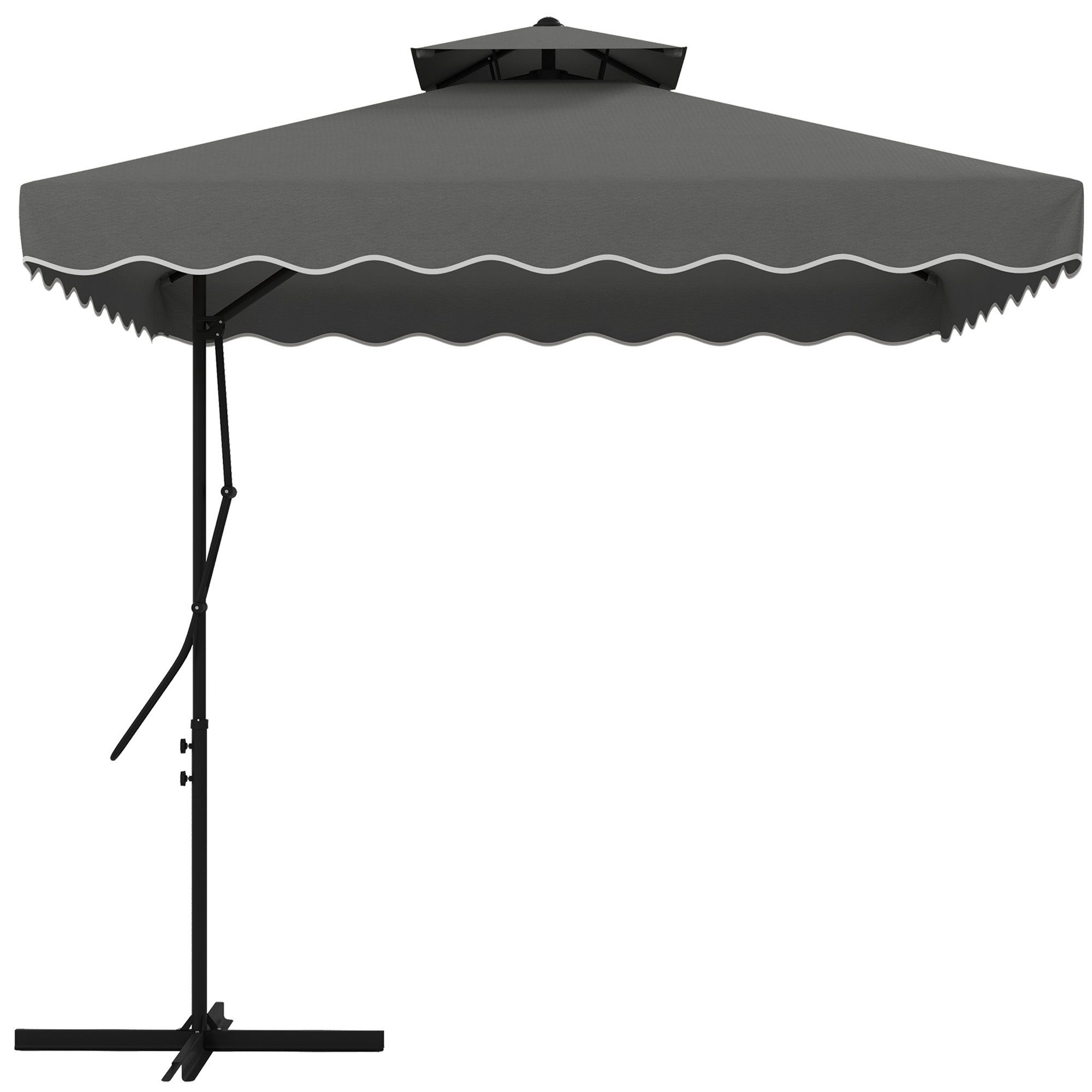 Outsunny Sonnenschirm 243 x 243 cm günstig online kaufen