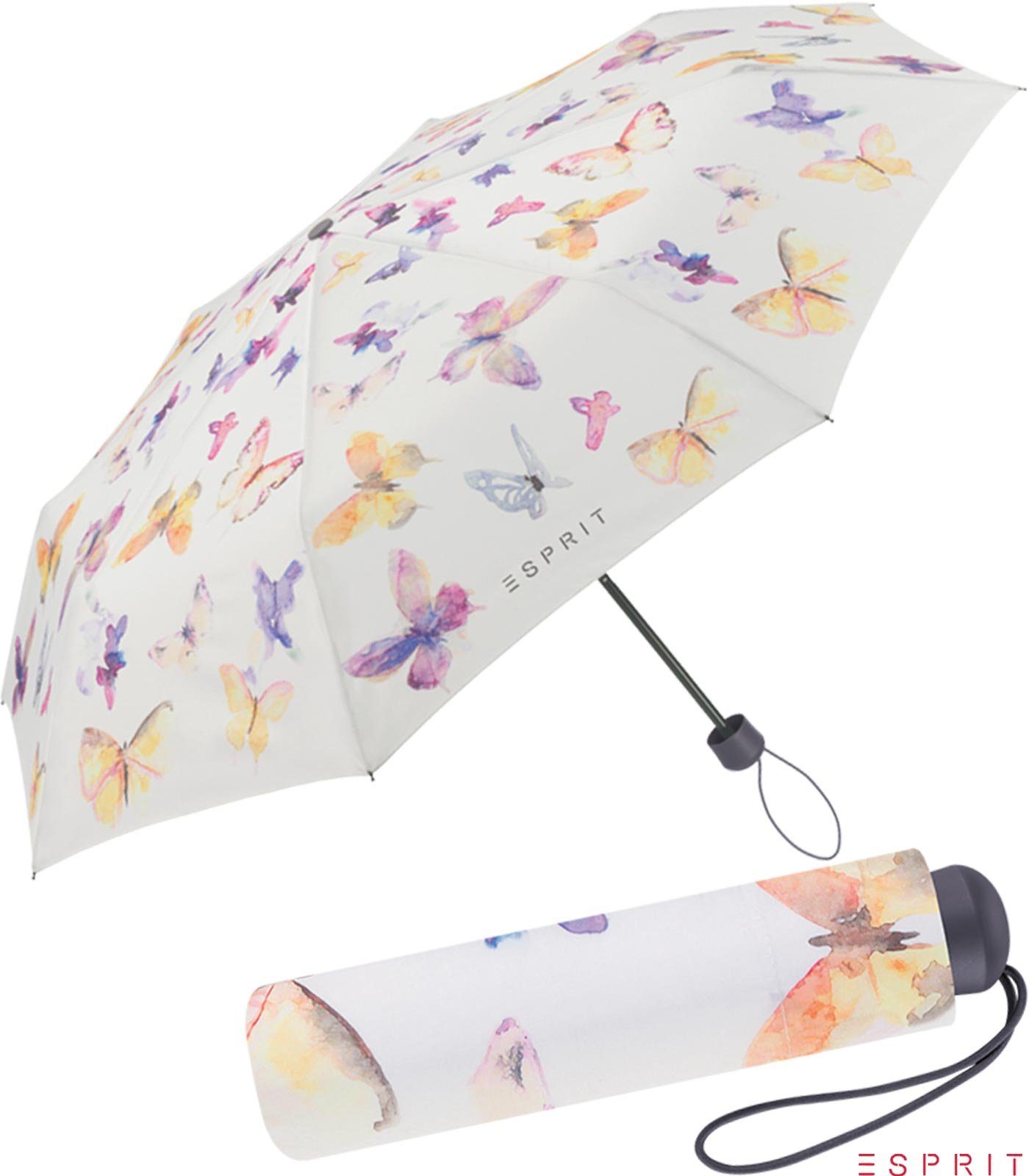 Esprit Stockregenschirm Damen-Regenschirm Mini - Butterfly günstig online kaufen
