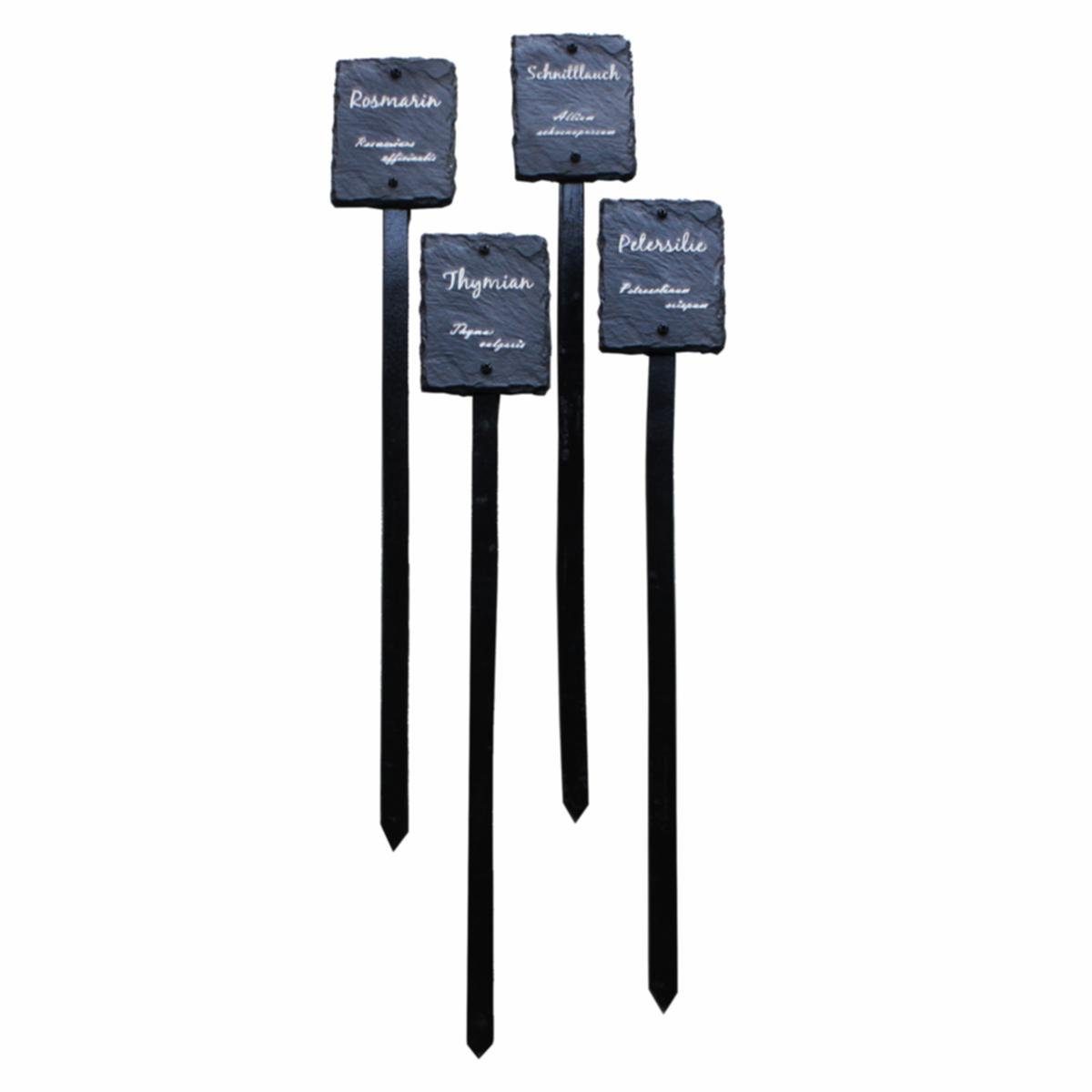 Gartenstecker 440s Garten-Kräuter-Steckschild Set 4-teilig