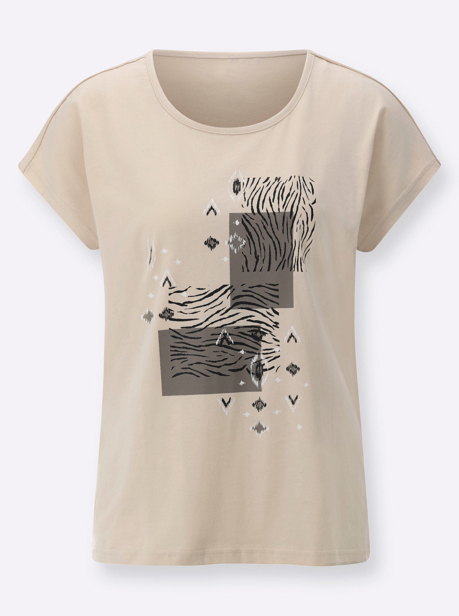 T-Shirt Rundhals-Shirt Kurzarm