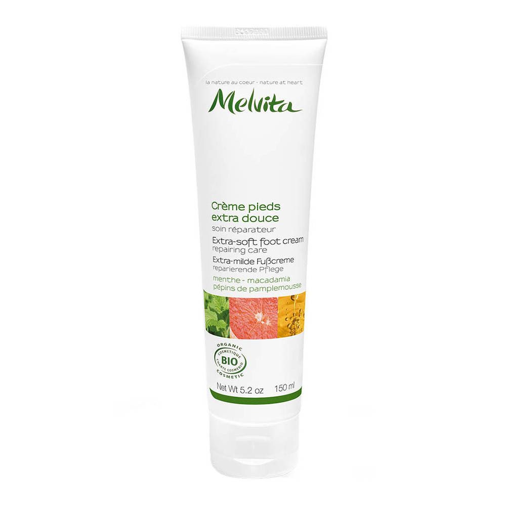Melvita Fußpflegecreme Les Soins Essentiels - Fußcreme 150ml