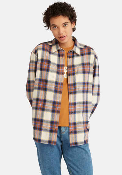 Timberland Karohemd Flannel Overshirt mit einer Brusttasche
