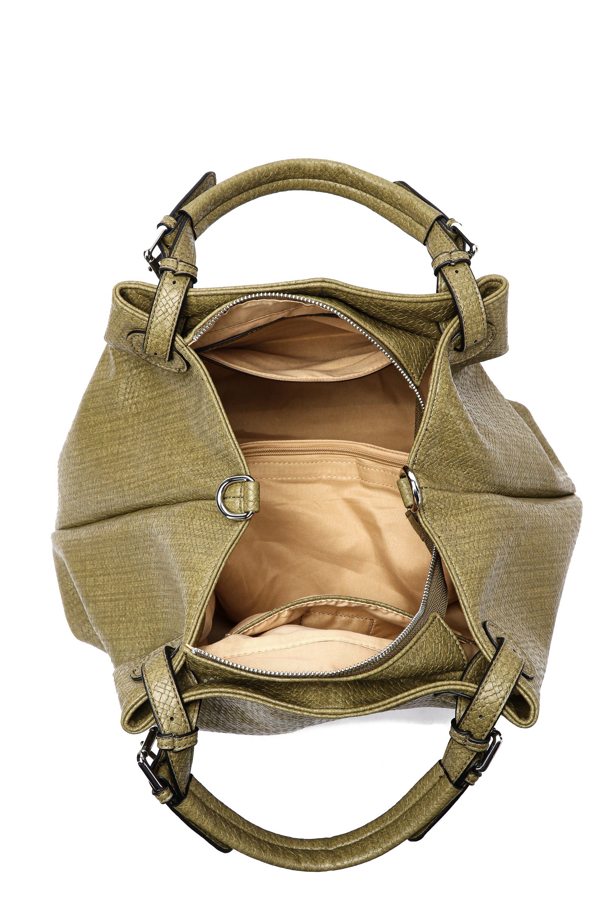 COLLEZIONE ALESSANDRO Shopper Flecht, aus softem Material