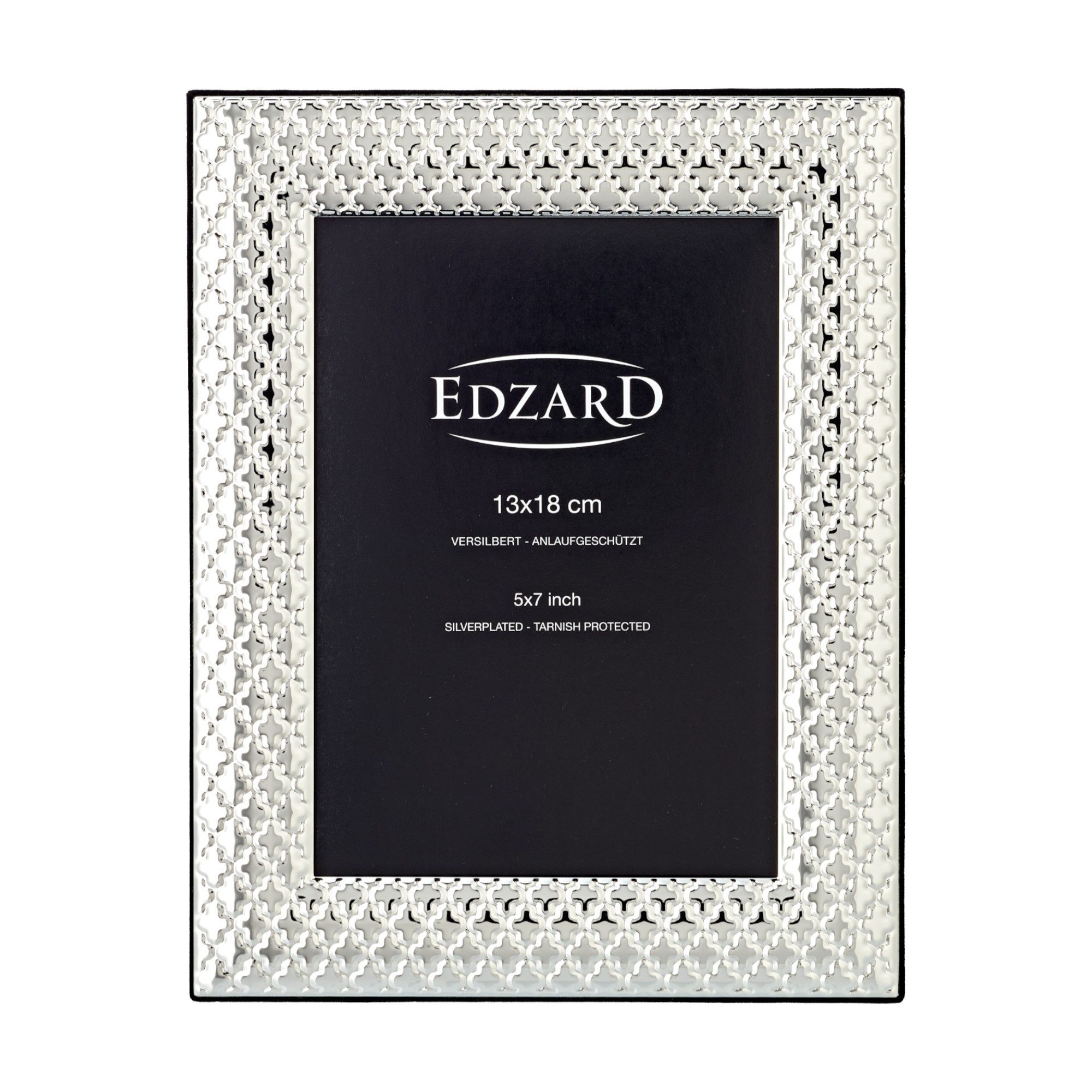 EDZARD Bilderrahmen Ruggiano, gemustert, für Foto 13 x18 cm, edel versilber günstig online kaufen