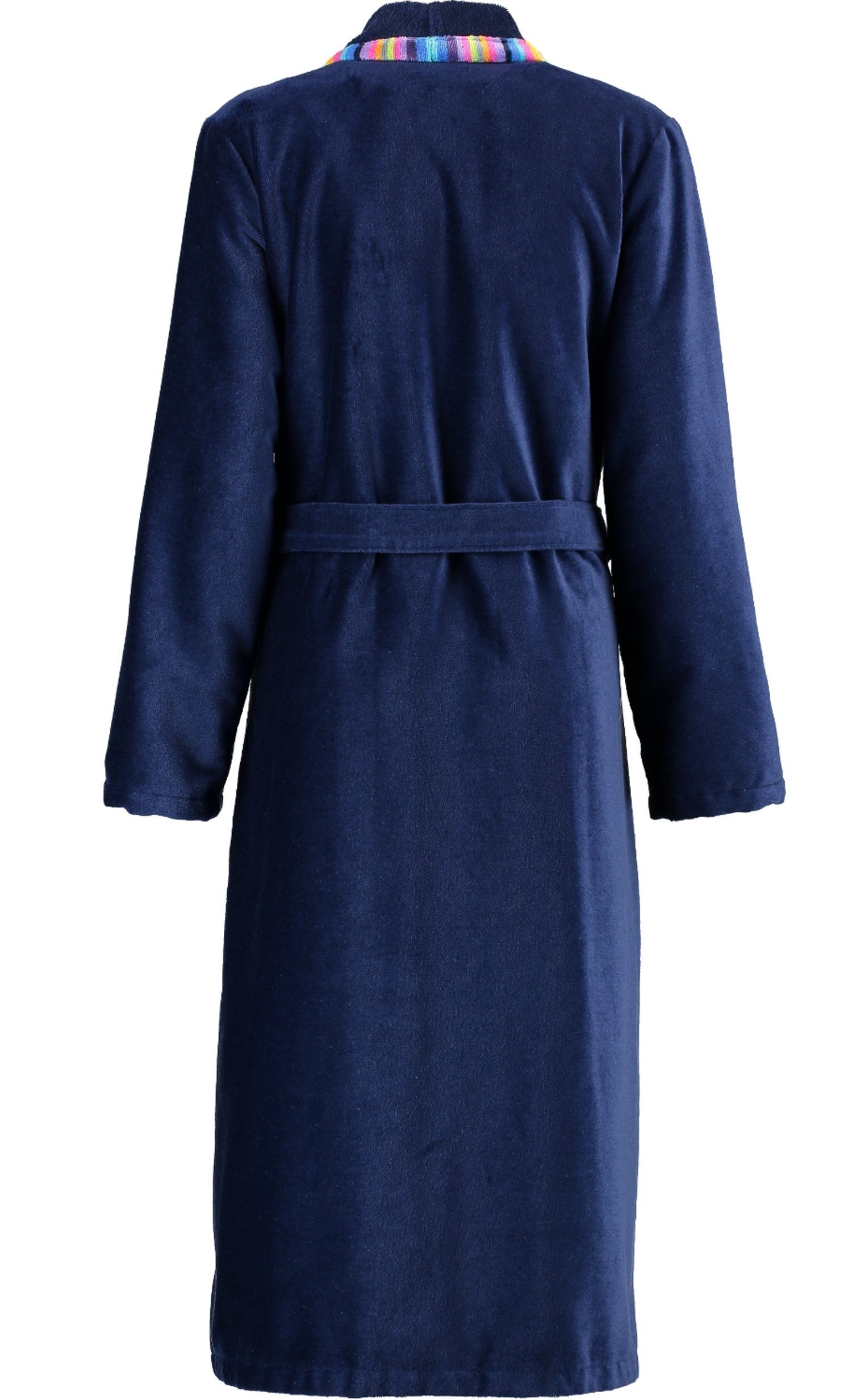Cawö Home Damenbademantel Damen Bademantel mit Schalkragen, Midi, Baumwollm günstig online kaufen