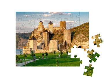 puzzleYOU Puzzle Festung Golubac an der Donau in Serbien, 48 Puzzleteile, puzzleYOU-Kollektionen Weitere Europa-Motive