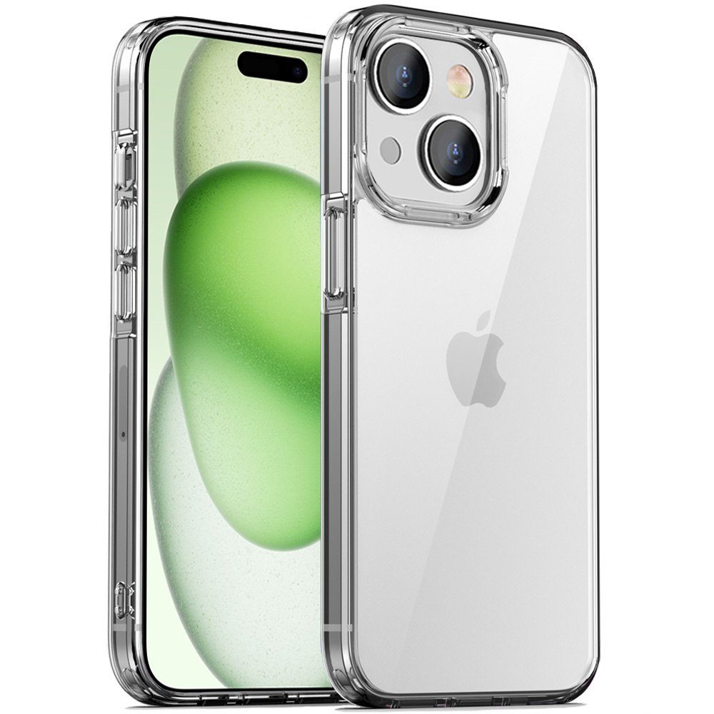 FITSU Handyhülle Transparente Hülle für iPhone 15 Case Durchsichtig 6,1 Zoll, Ultraklare Handyhülle Case transparente Schutzhülle mit Eckenschutz