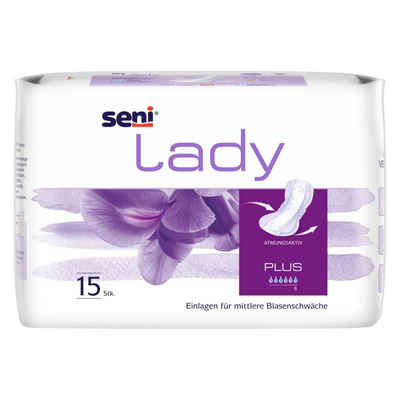 seni Inkontinenzslip Seni Lady Plus (15-St) für schnelle Flüssigkeitsaufnahme bei Inkontinenz