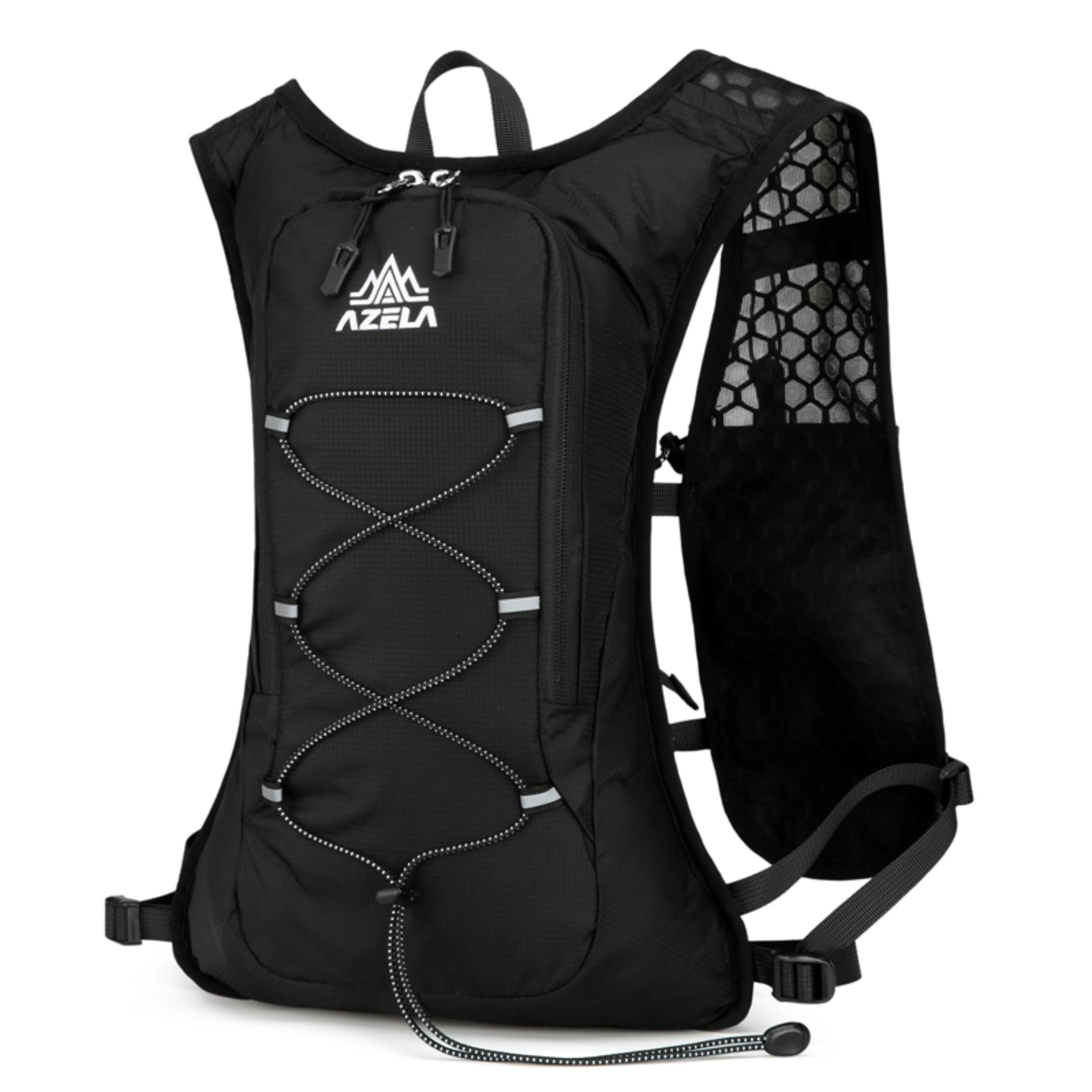 Maity Trinkrucksack 5L Laufweste Ultraleicht Wasserdicht Atmungsaktiv mit Reflektoren, Reflektierendes Design und ultraleicht