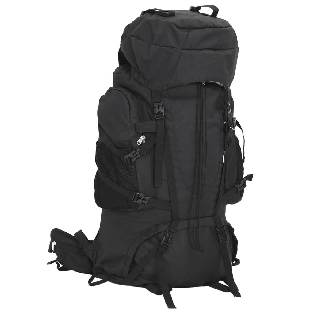vidaXL Wanderrucksack 100 L Rucksack Bergrucksack Wanderrucksack Trekkingrucksack Schwarz 10
