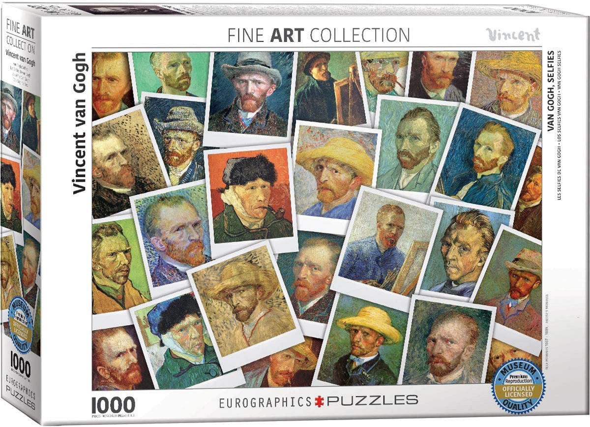 Puzzle 1000 Teile Puzzle - Puzzle - Vincent van Gogh - Selbstportraits, Puzzleteile