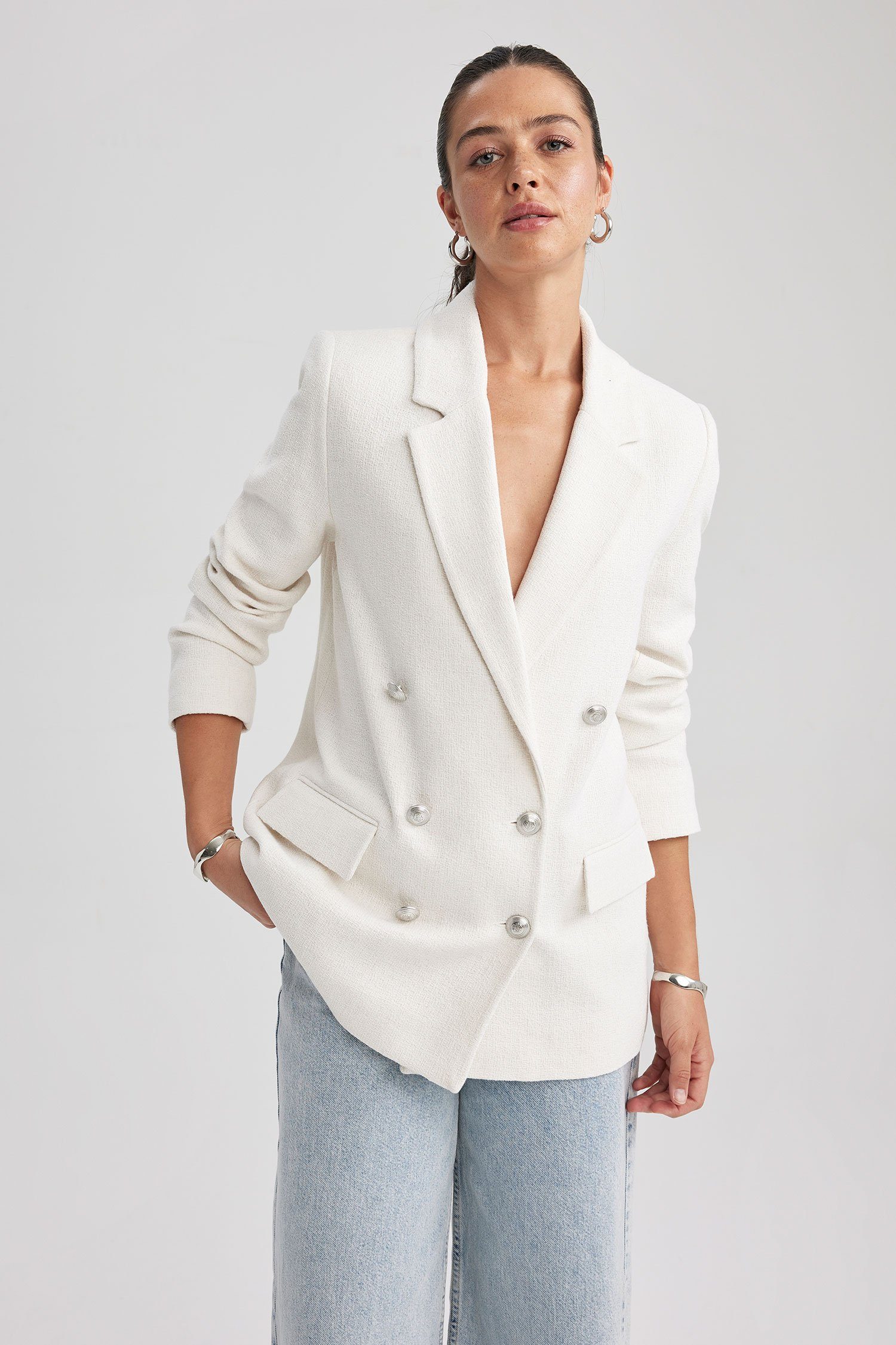 DeFacto OVERSIZE Jackenblazer FIT Damen Jackenblazer