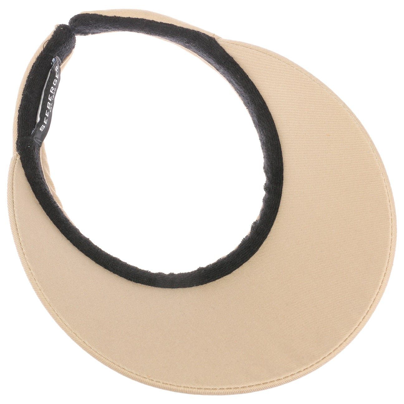 (1-St) Visor beige mit Schirm Visor Seeberger