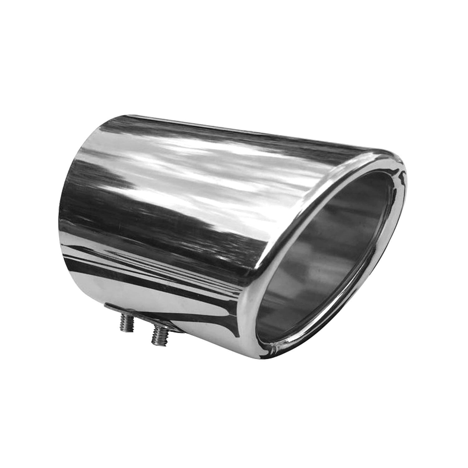 OMAC Auspuff-Flexrohr Auspuffblende Endrohr für VW Beetle 2011-2026 Edelstahl Chrom 1tlg, (1-tlg), Leicht austauschbar - Einzelausstieg