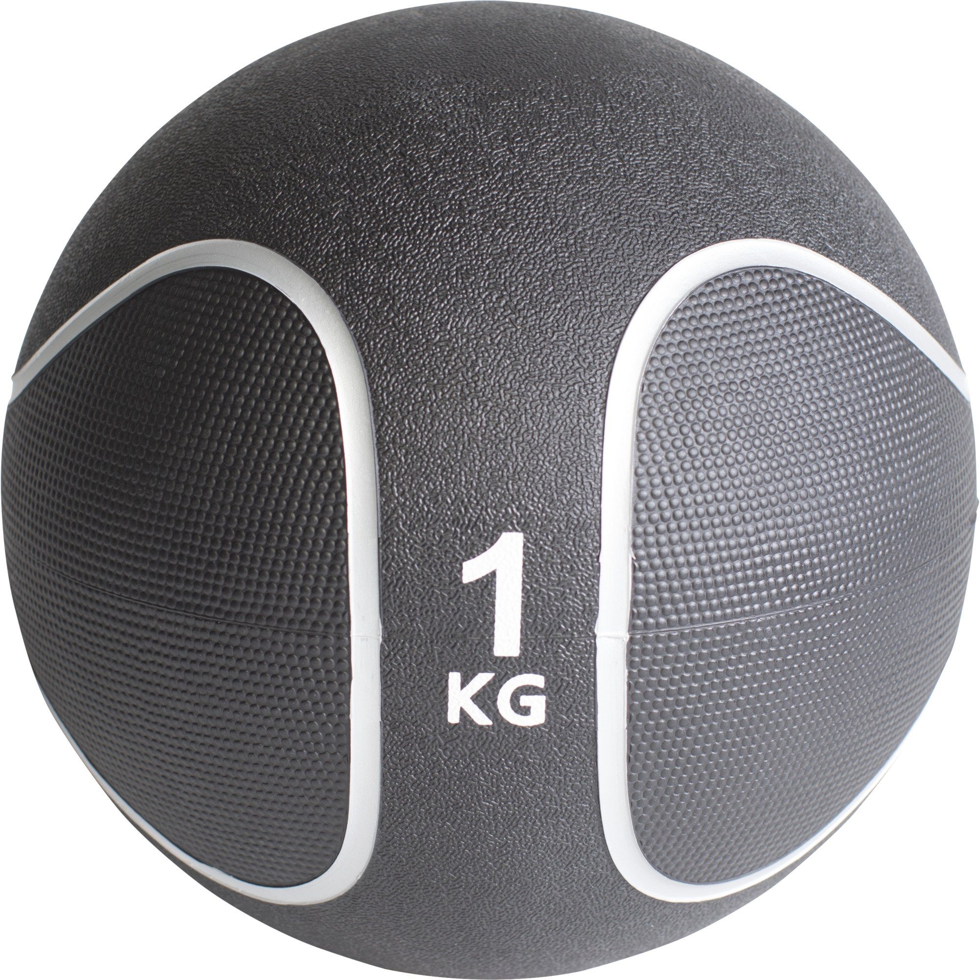 GORILLA SPORTS Medizinball Einzeln / Set, Ø 23 oder 29 cm, rutschfest, aus Gummi, Fitnessball 1 KG