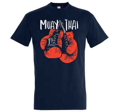 Youth Designz T-Shirt Muay Thai Boxen Herren Shirt mit trendigem Frontprint