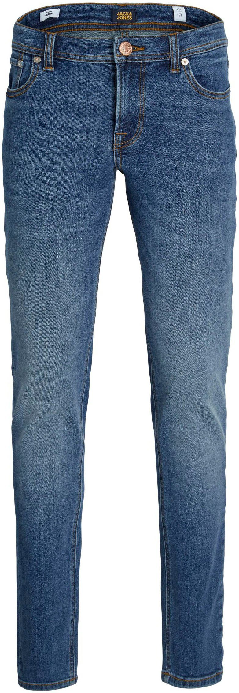 Jack & Jones Junior Slim-fit-Jeans JJIGLENN JJIORIGINAL SQ 270 JNR blue denim | Stretchjeans