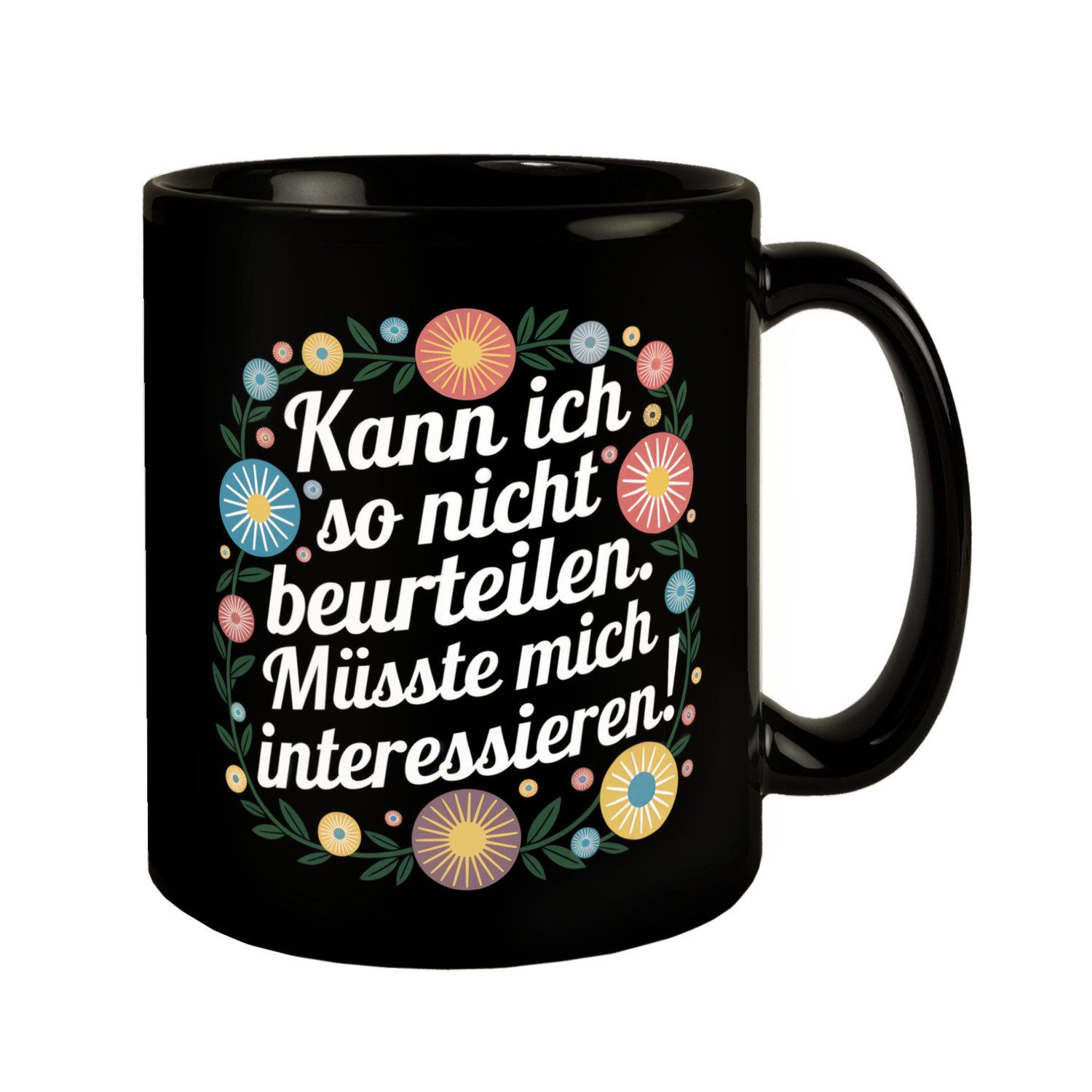 Tasse Kann ich so nicht beurteilen Müsste mich interessieren Blumensprache