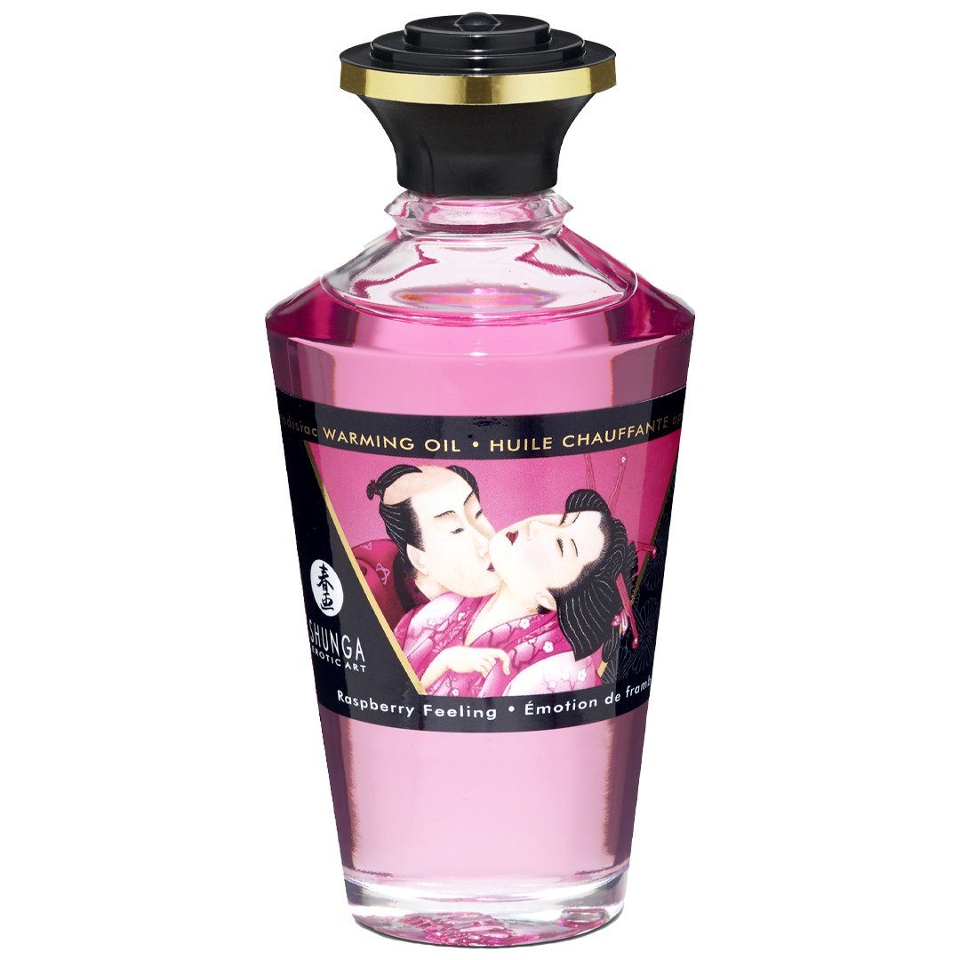Massageöl Aphrodisiakum wärmendes Massage Öl Raspberry Feeling - Himbeer