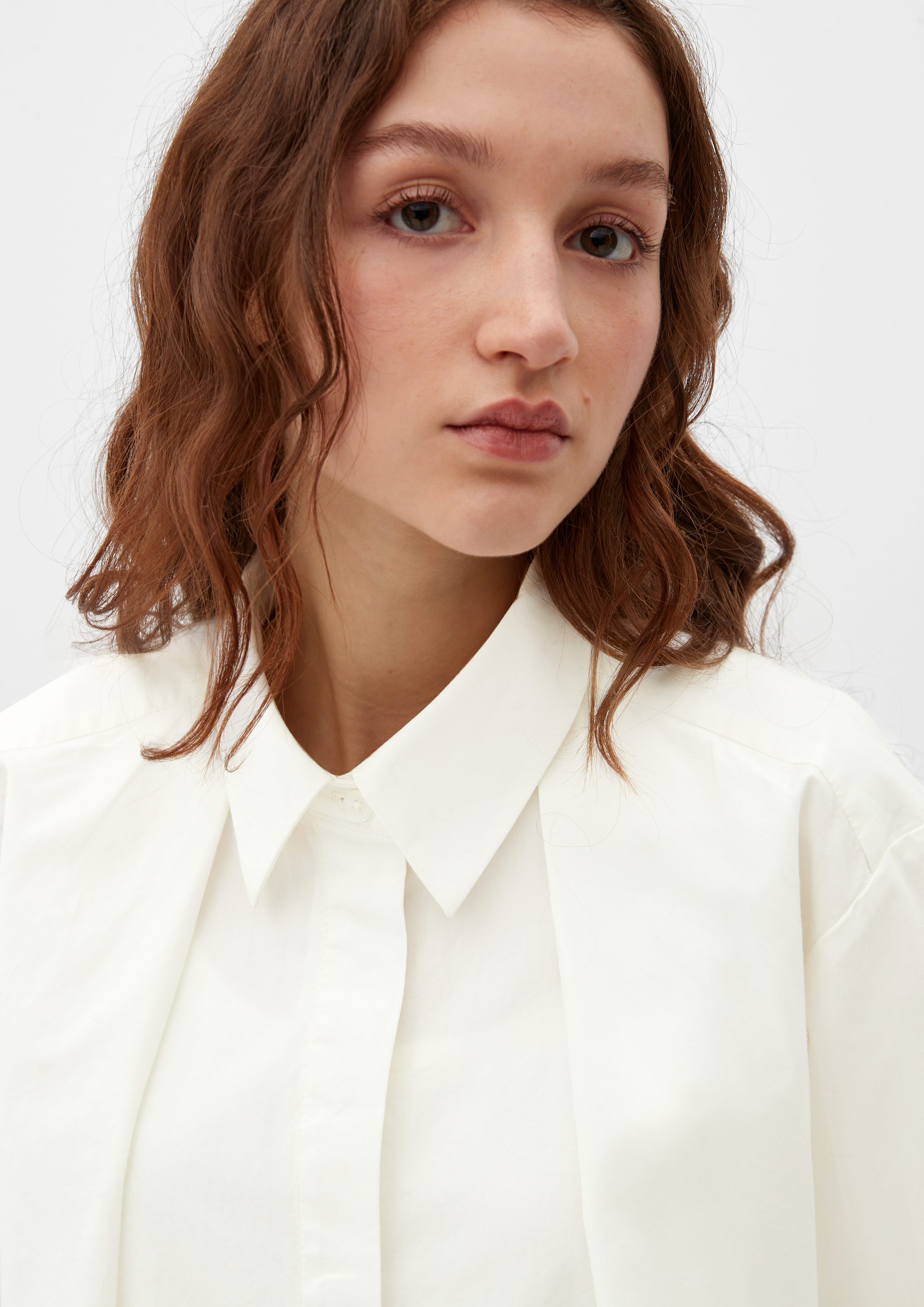 QS Langarmbluse Langarm-Bluse mit verdeckter Knopfleiste günstig online kaufen