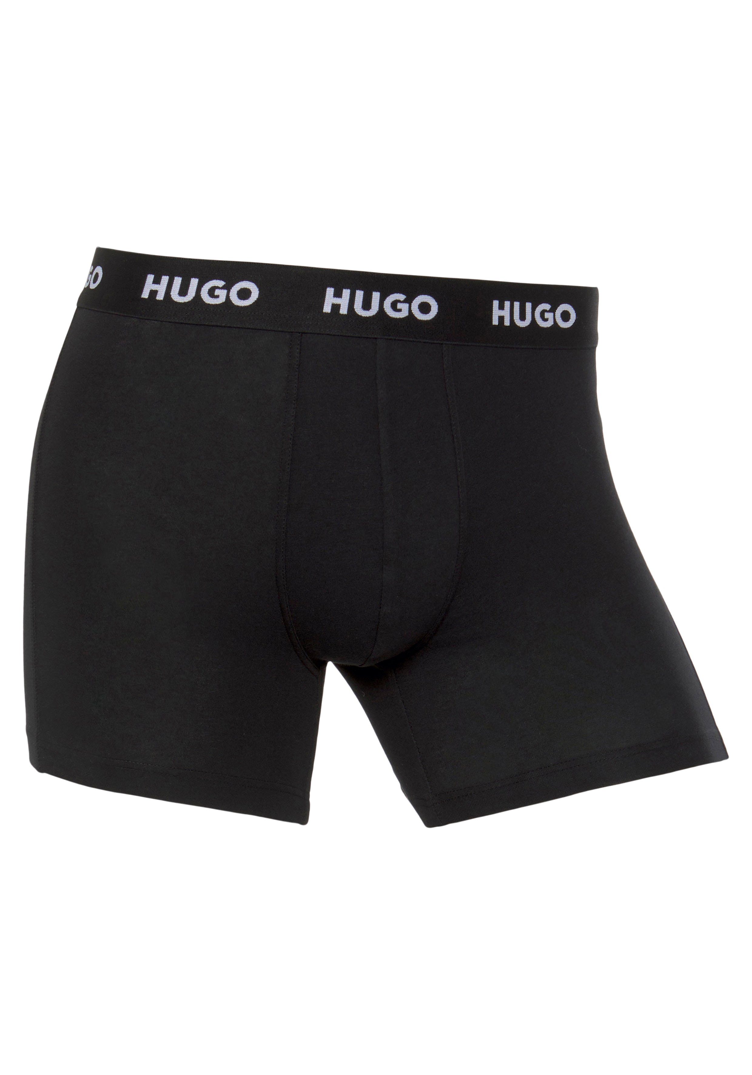 HUGO Boxer BOXERBR TRIPLET (3-St) open_miscellaneous PACK Logo-Elastikbund HUGO mit