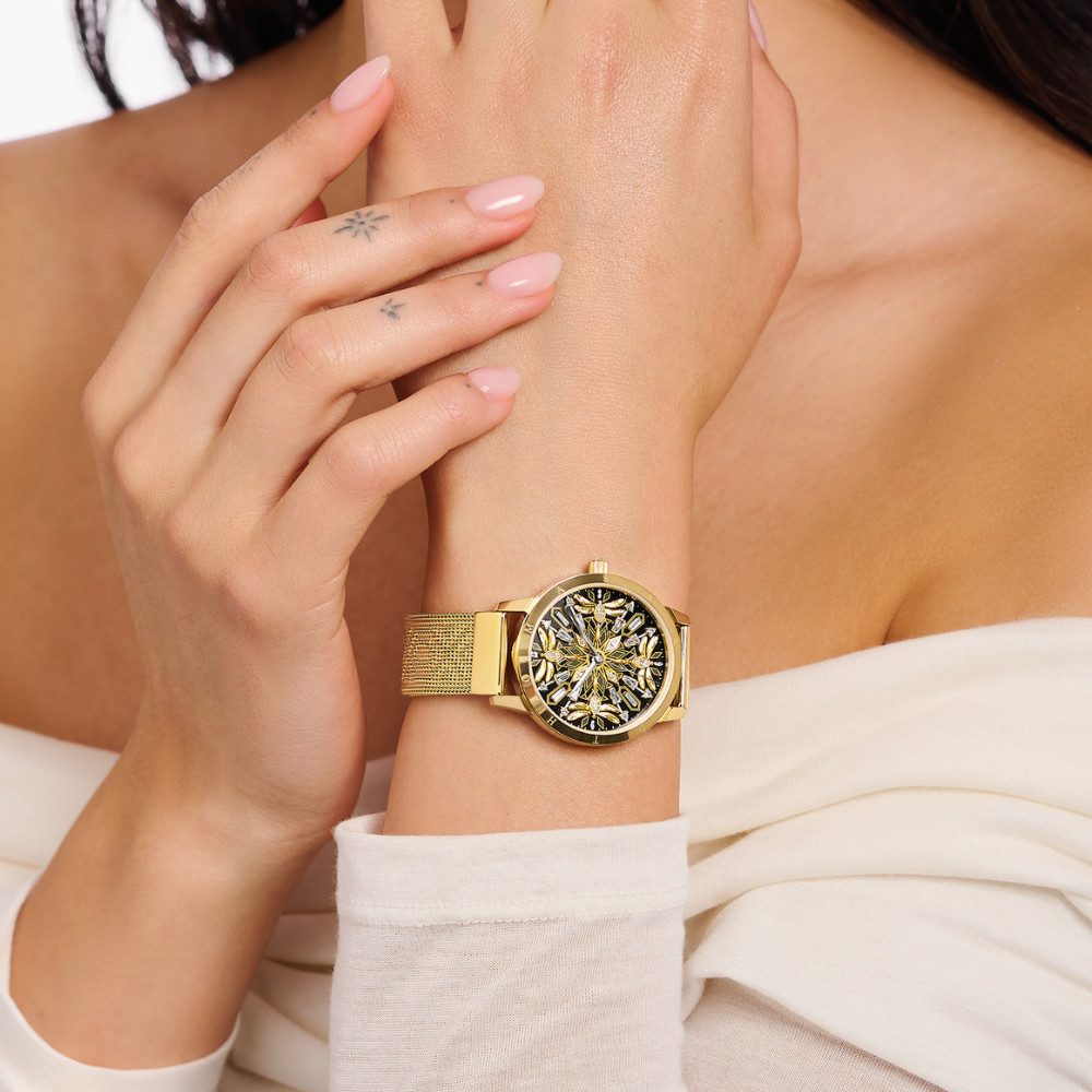 THOMAS SABO Quarzuhr WA0422-264-207, Thomas Sabo, Damen, Libellen, Zirkonia