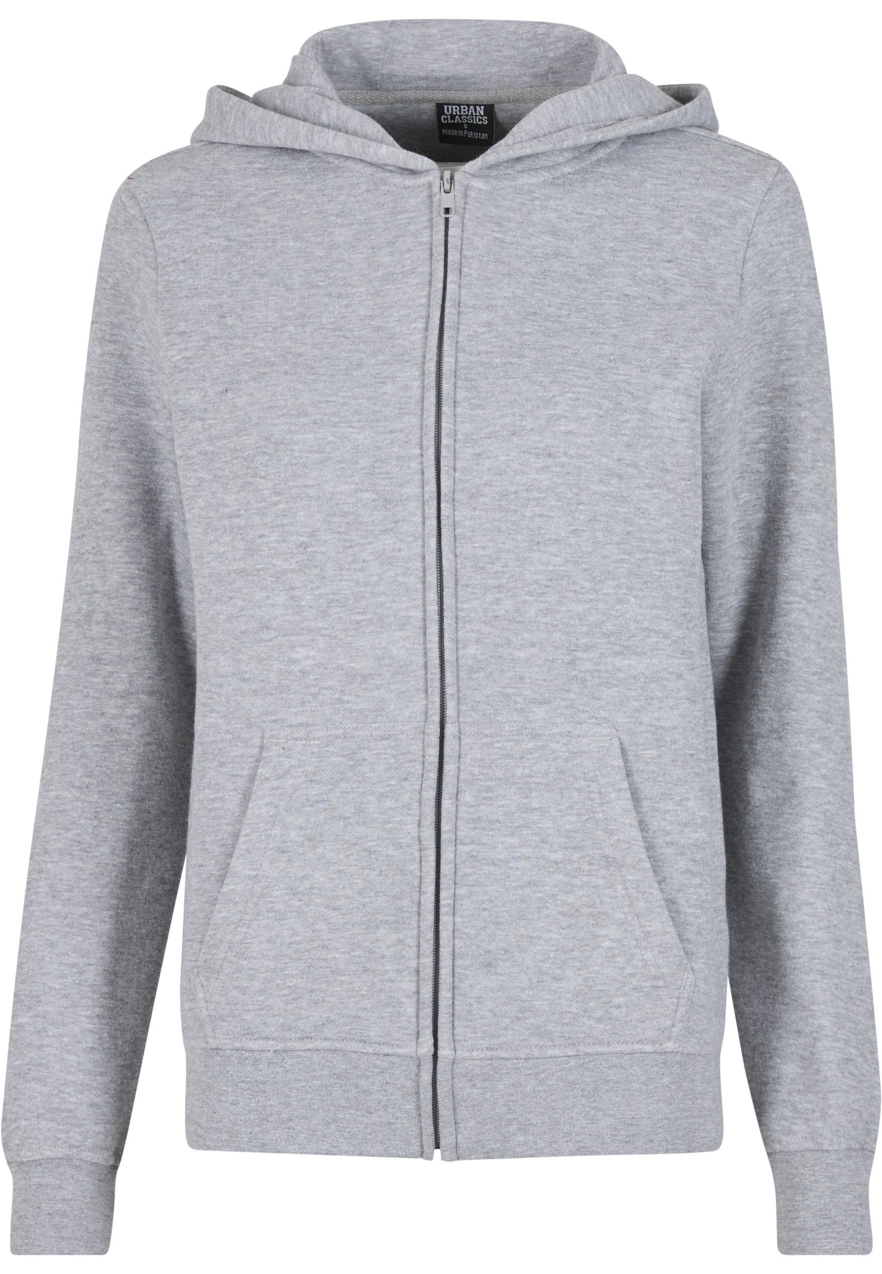 URBAN CLASSICS Sweatjacke Urban Classics Ladies Basic Essential Zip Hoody