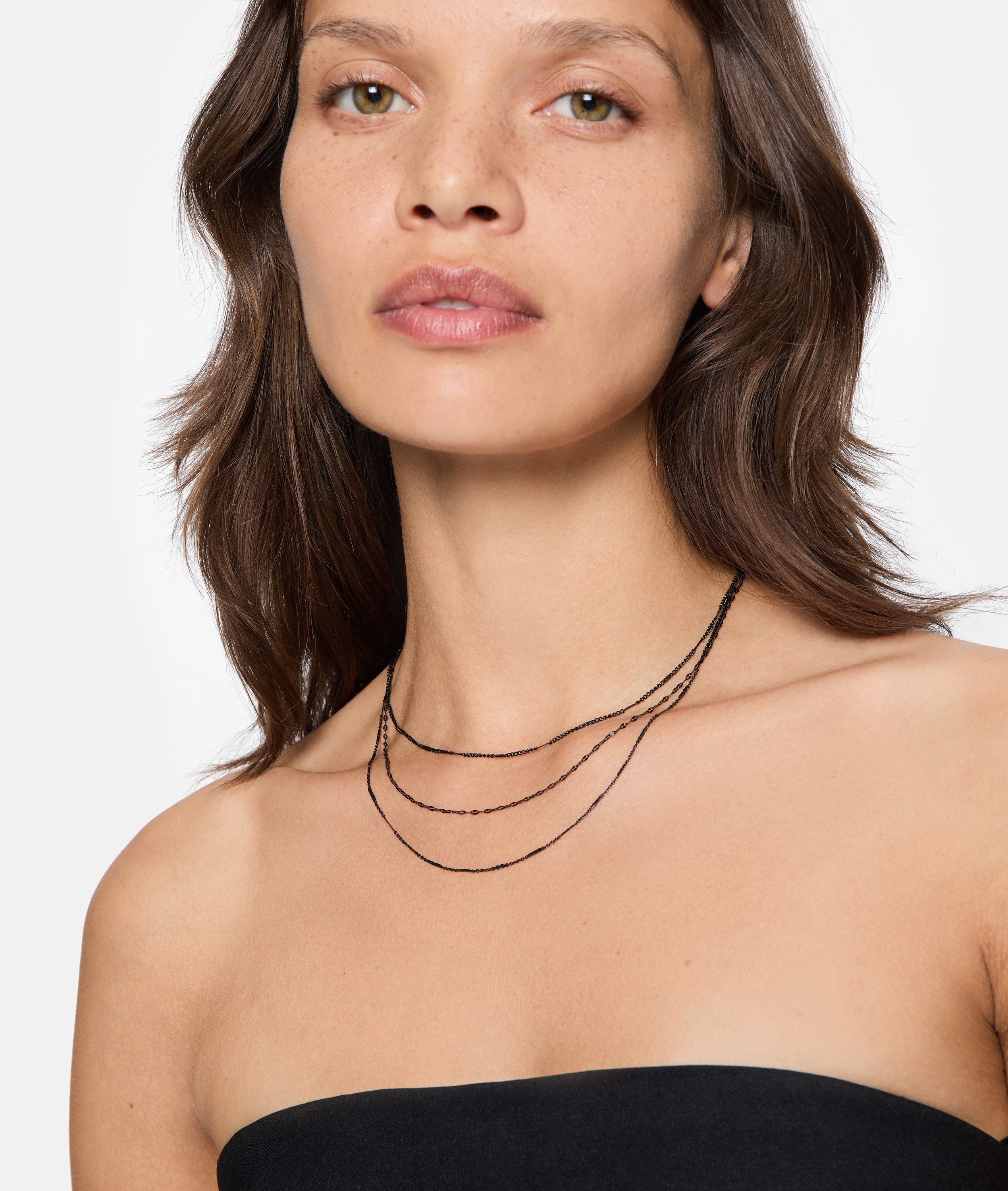 Liebeskind Berlin Kette ohne Anhänger Sparkling With Layers Edelstahl – Bild 5 von 5