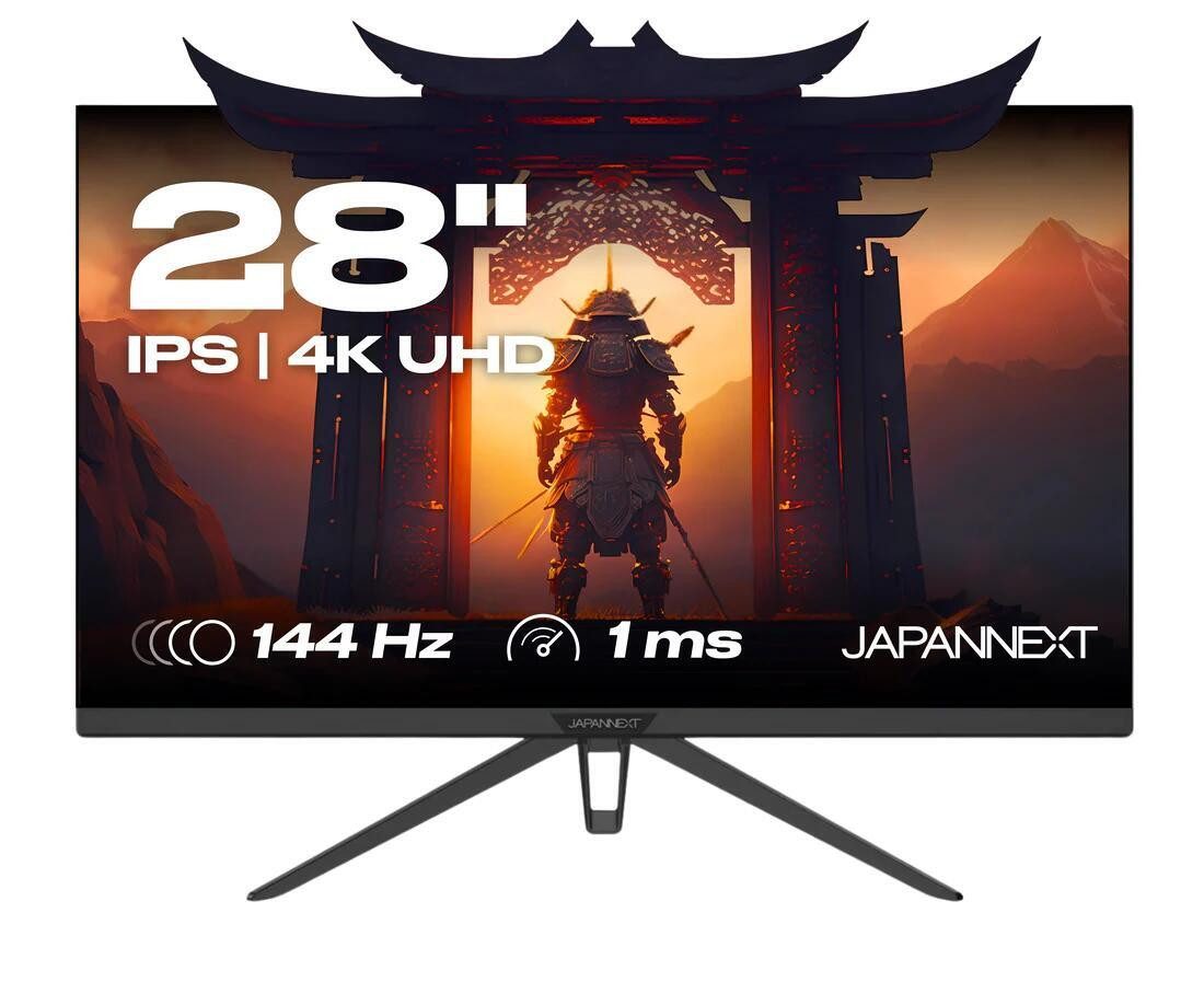 JAPANNEXT Gaming-LED-Monitor (3840 x 2160, 1 ms Reaktionszeit, 144 Hz, ELED)