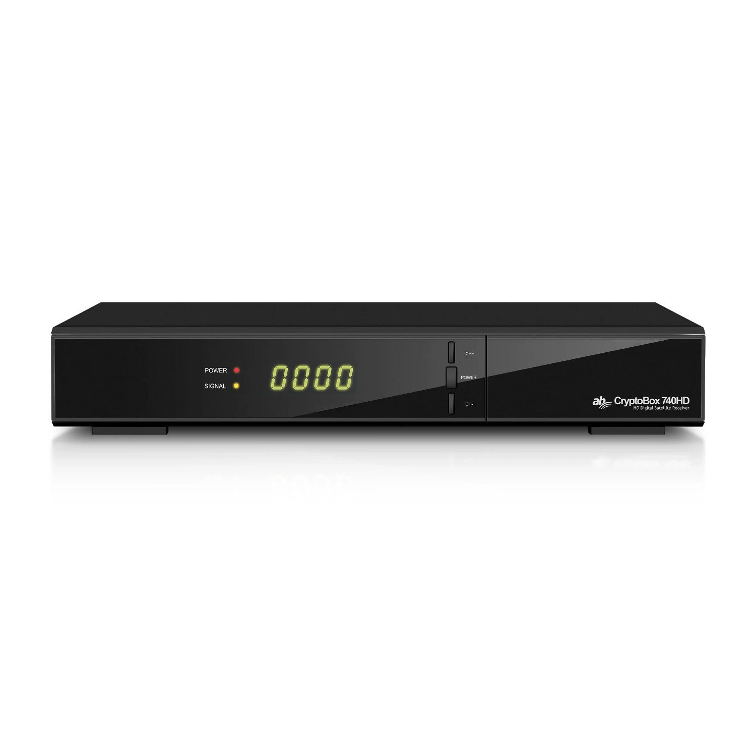 ab-com Satellitenempfänger AB CryptoBox 740HD DVB-T2 Receiver (RJ45-Ethernet 10/100 Mbit)