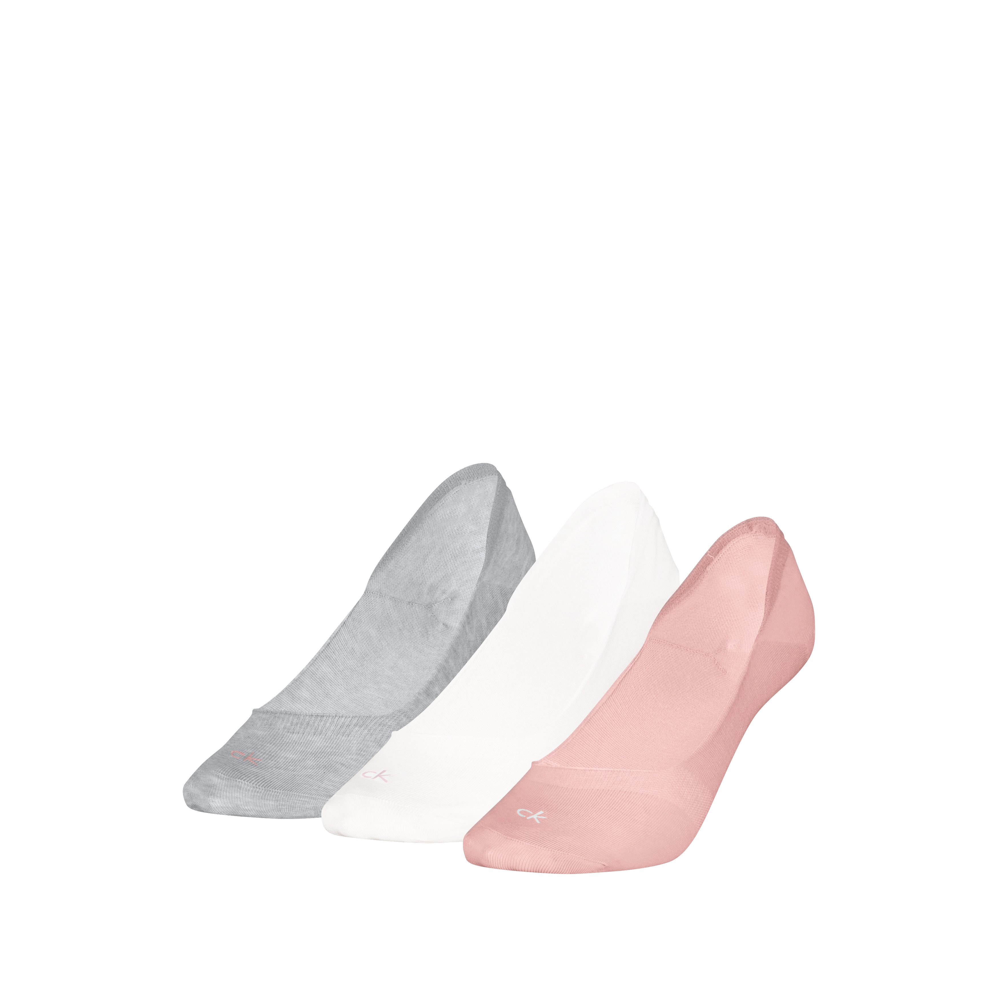 Calvin Klein Füßlinge CK WOMEN FOOTIE LC (3 Paar)