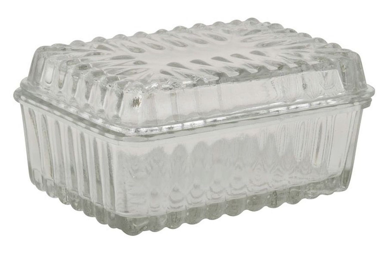 Ib Laursen Butterdose Ib Laursen - Kleine Butterdose aus Glas (8364-00) Butterschale