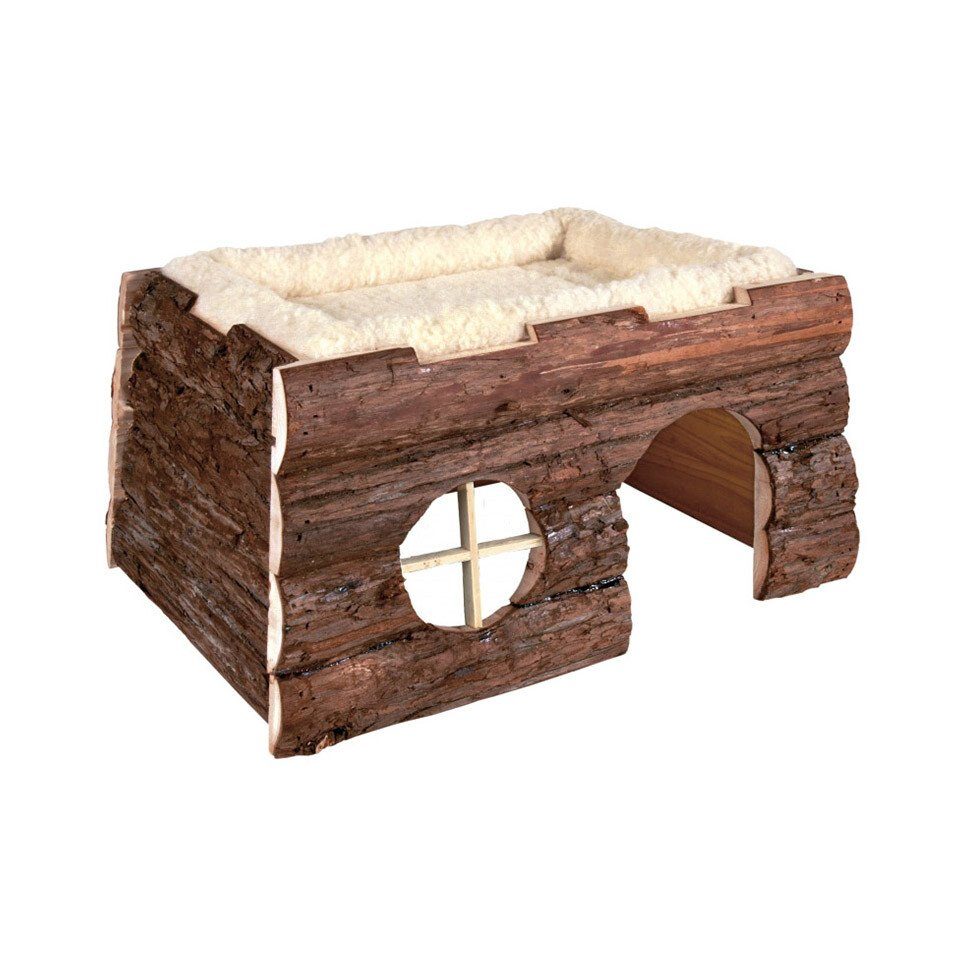 Nagerhaus Natural Living Tilde Blockhaus mit Kuschelbett
