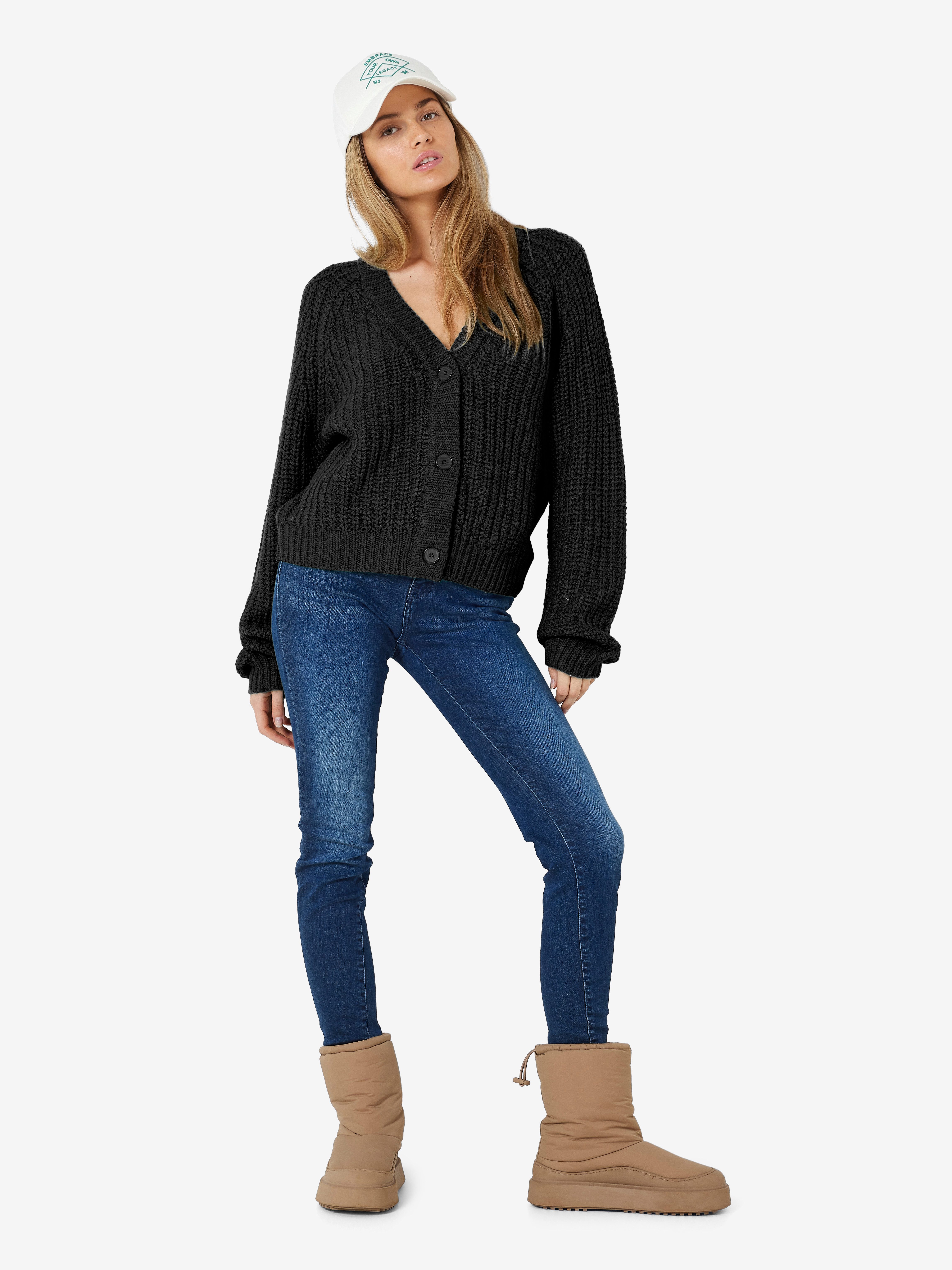 Noisy may Strickjacke NMCHARLIE L/S V-NECK KNIT CARDIGAN NOOS
