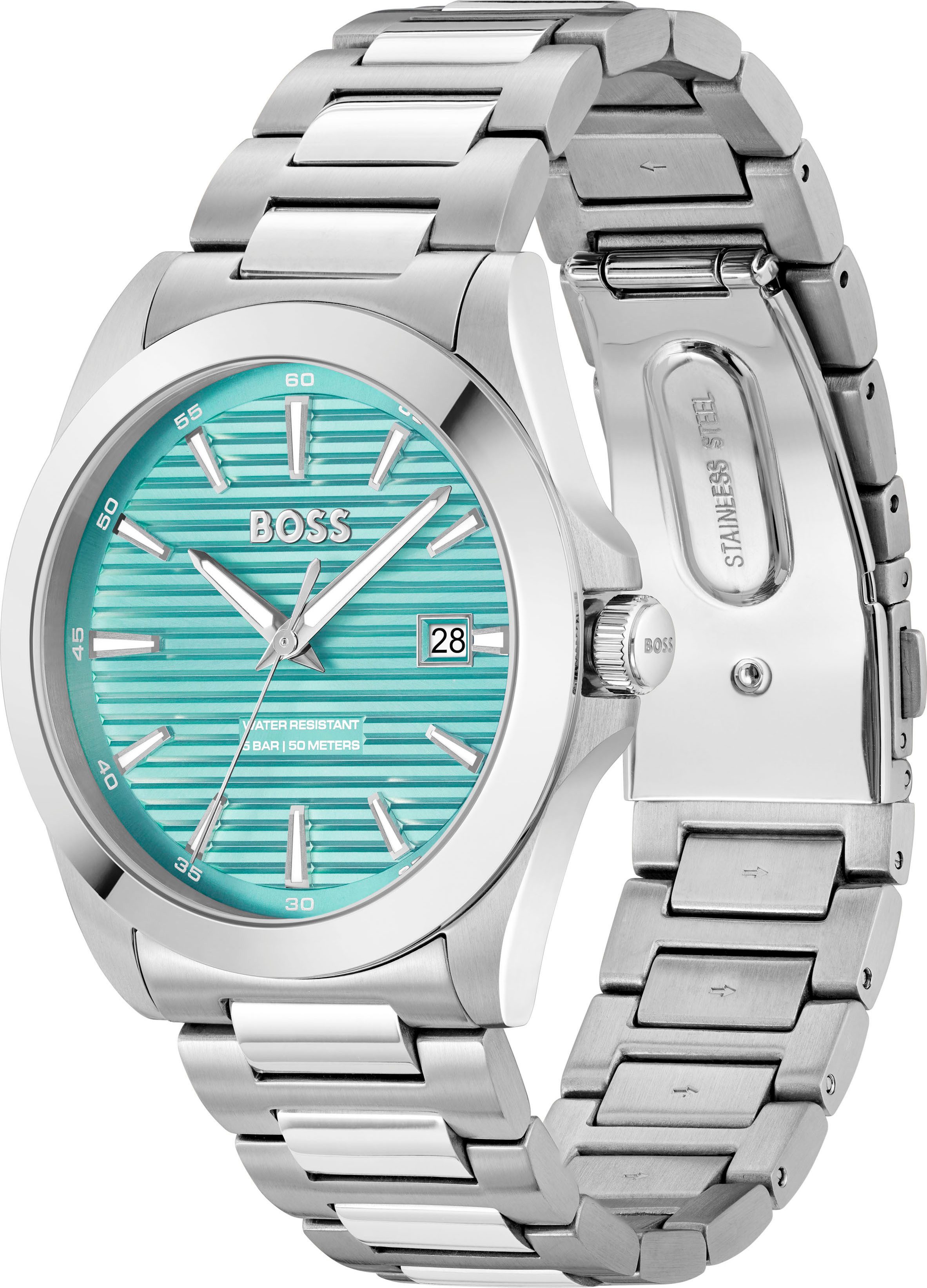 BOSS Quarzuhr STRIKE 1514171, Armbanduhr, Damenuhr, günstig online kaufen