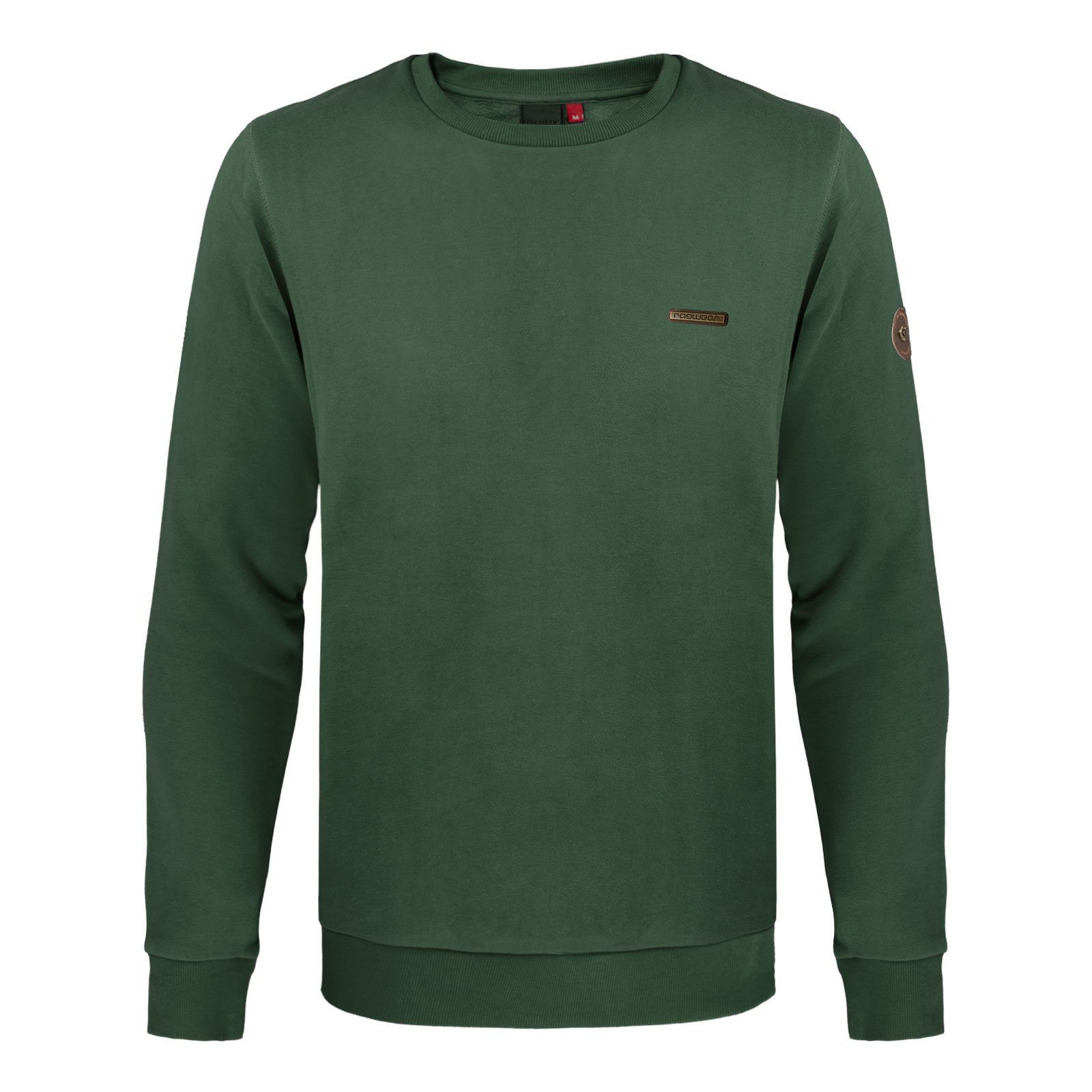 green Sweatshirt weichem dusty 5036 aus Ragwear French-Terry Indie