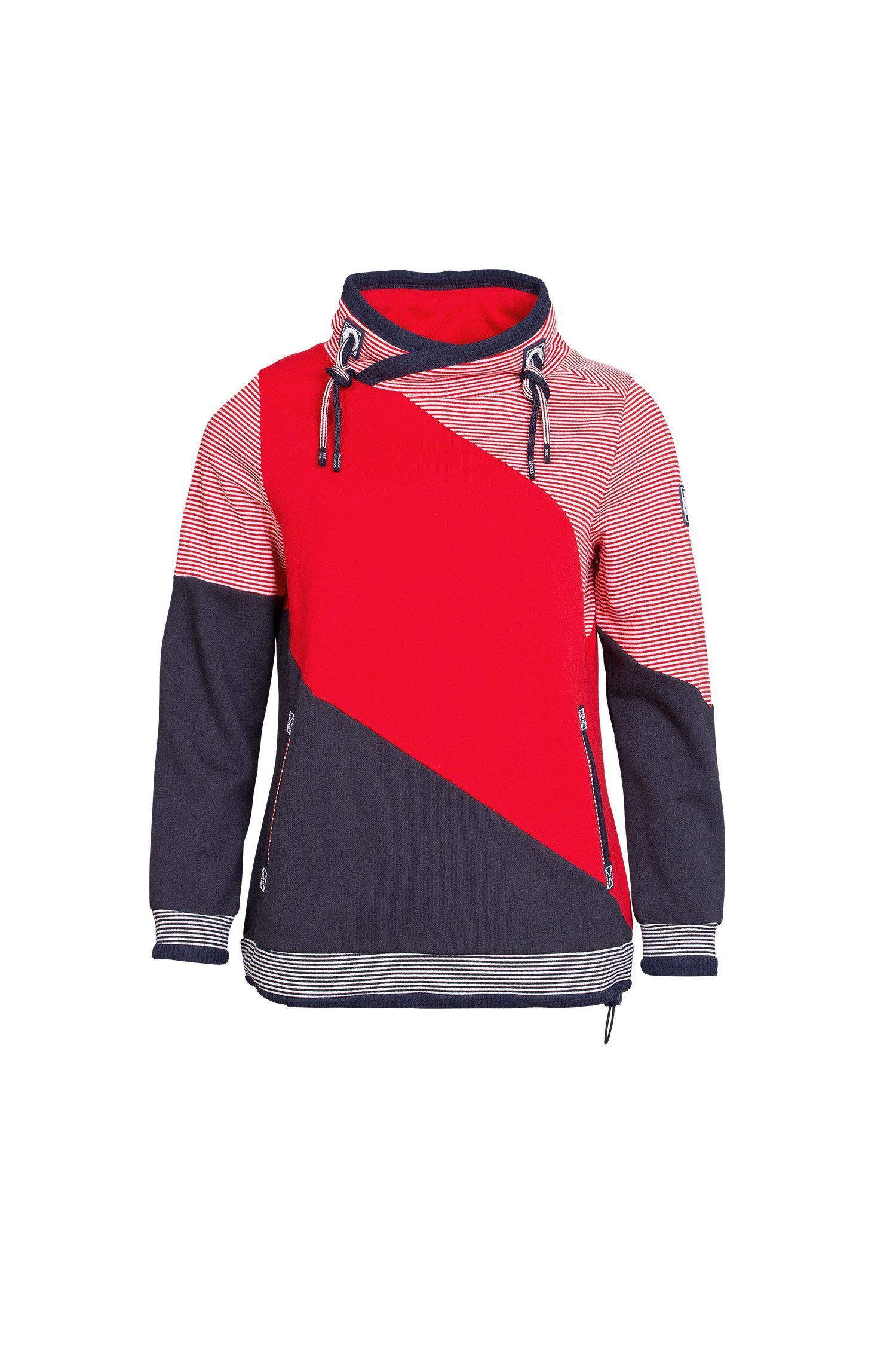 SER Sweatshirt Sweatshirt diagonale Flächenteilungen W9924610S auch in groß günstig online kaufen