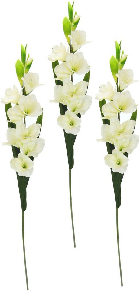 Kunstblume Gladiole, I.GE.A., Höhe 93 cm, 3er Set, künstliche Blume, Deko-Blume