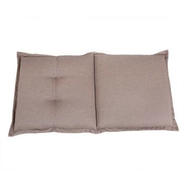 Ploß Sitzauflage, dralon® / Teflon™ PREMIUM AUFLAGE FÜR NIEDERLEHNER 96 x 49 CM CAPPUCCINO