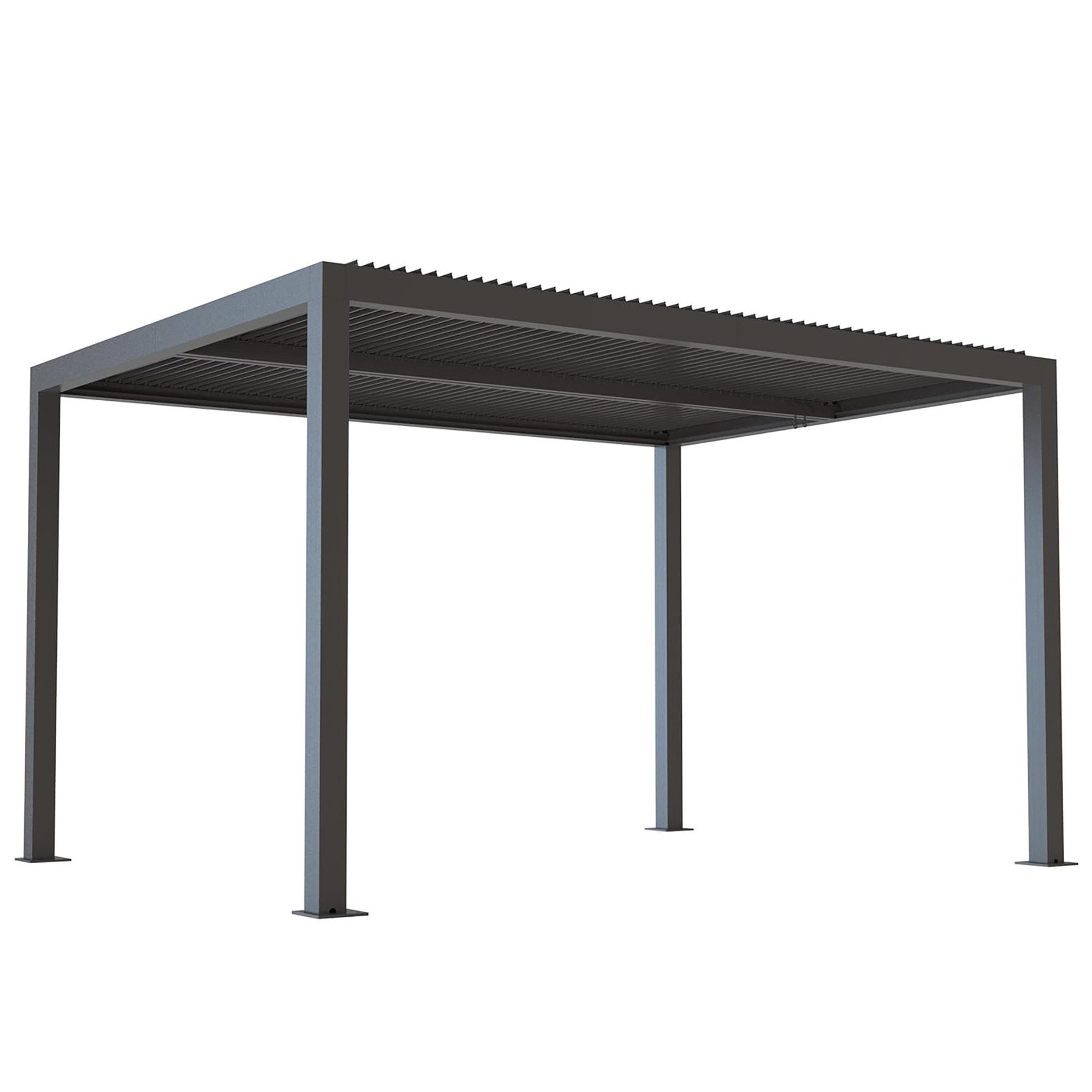 PURPLE LEAF Pergola Pavillon mit Lamellendach günstig online kaufen