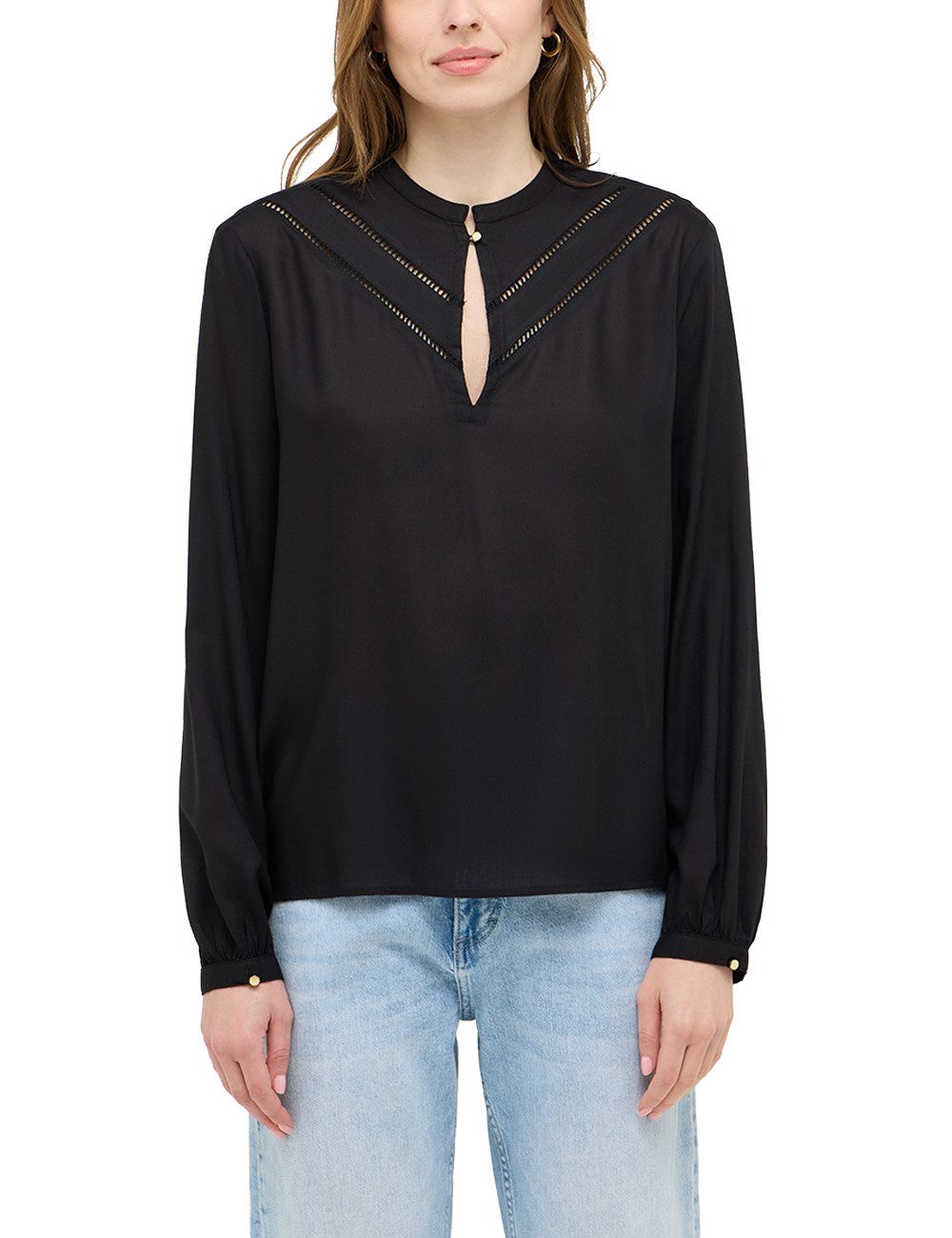 MUSTANG Langarmbluse Damen Style Elsberry günstig online kaufen