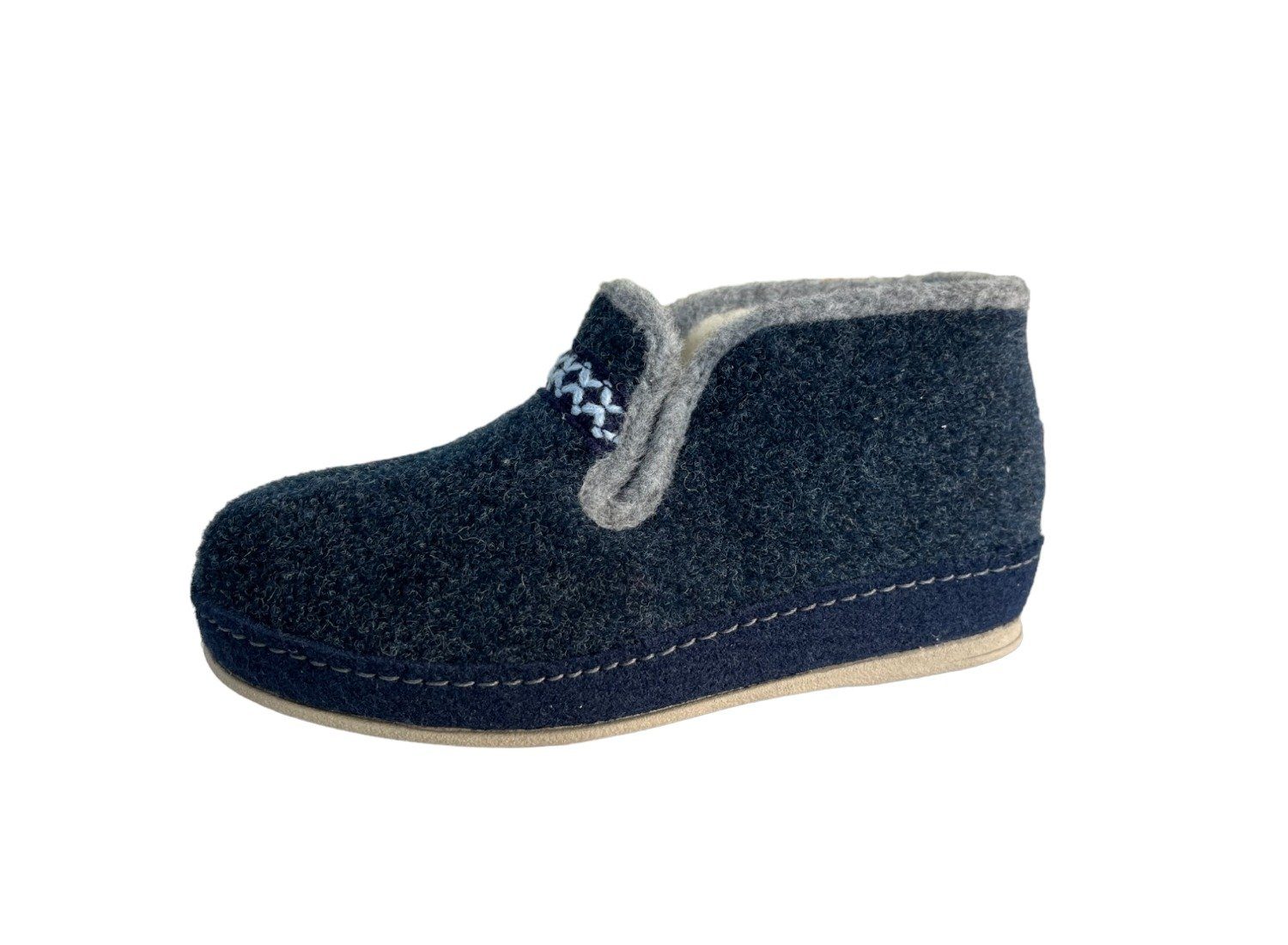 SCHAWOS Schawos Damen Hauschuh 2070-8 blau Hausschuh