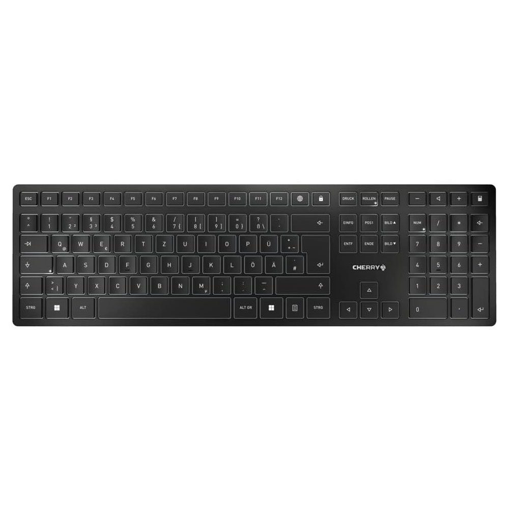 Cherry KW 9100 PC-Tastatur (Plug & Play, USB-Nano-Empfänger, Wireless)