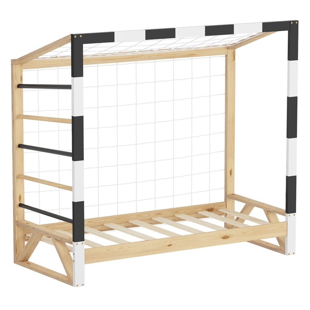 ML-DESIGN Kinderbett Kinderbett Fußballtor Holzbett mit günstig online kaufen