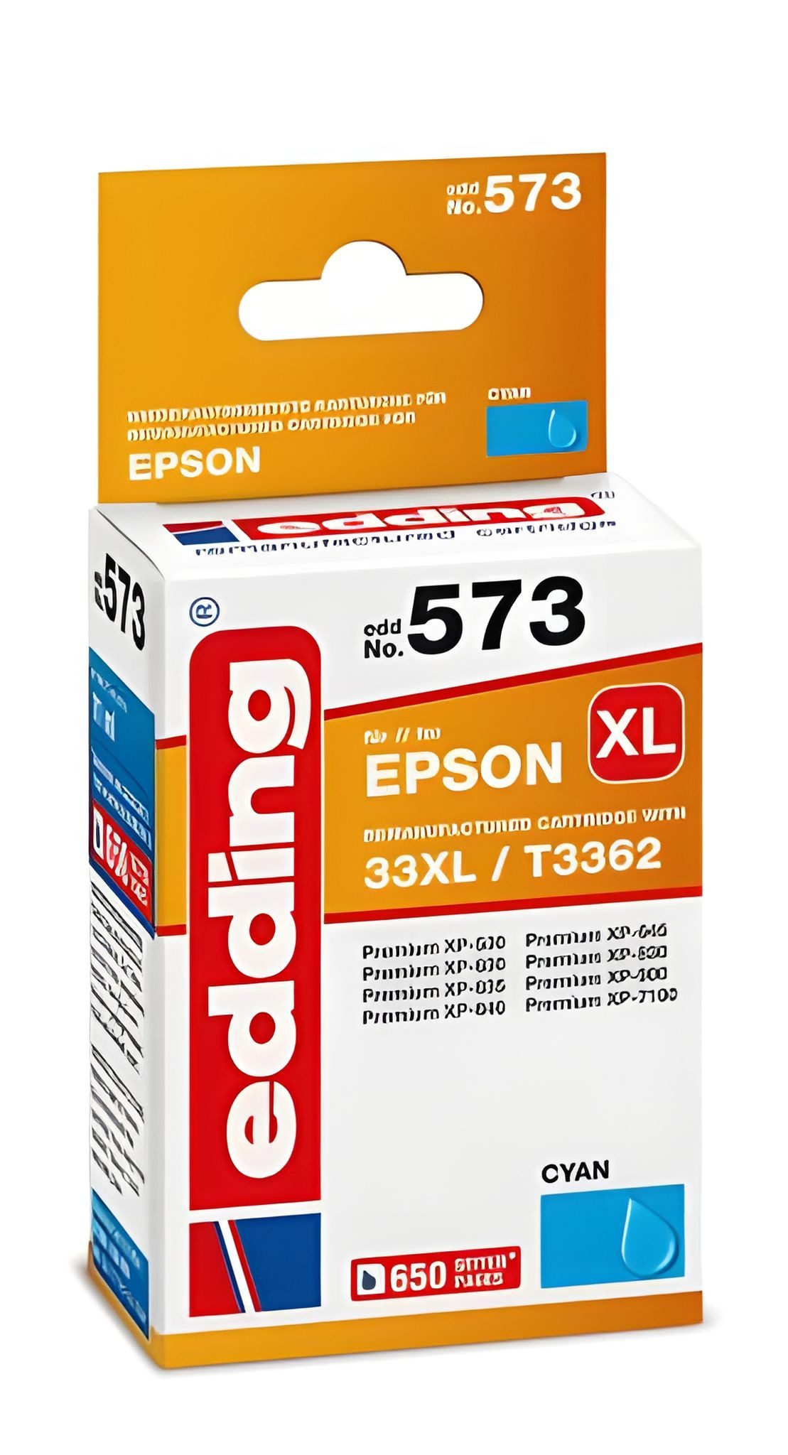 edding Tonerpatrone Edding Tintenpatrone EDD-573 ersetzt Epson T33XL (T3362)
