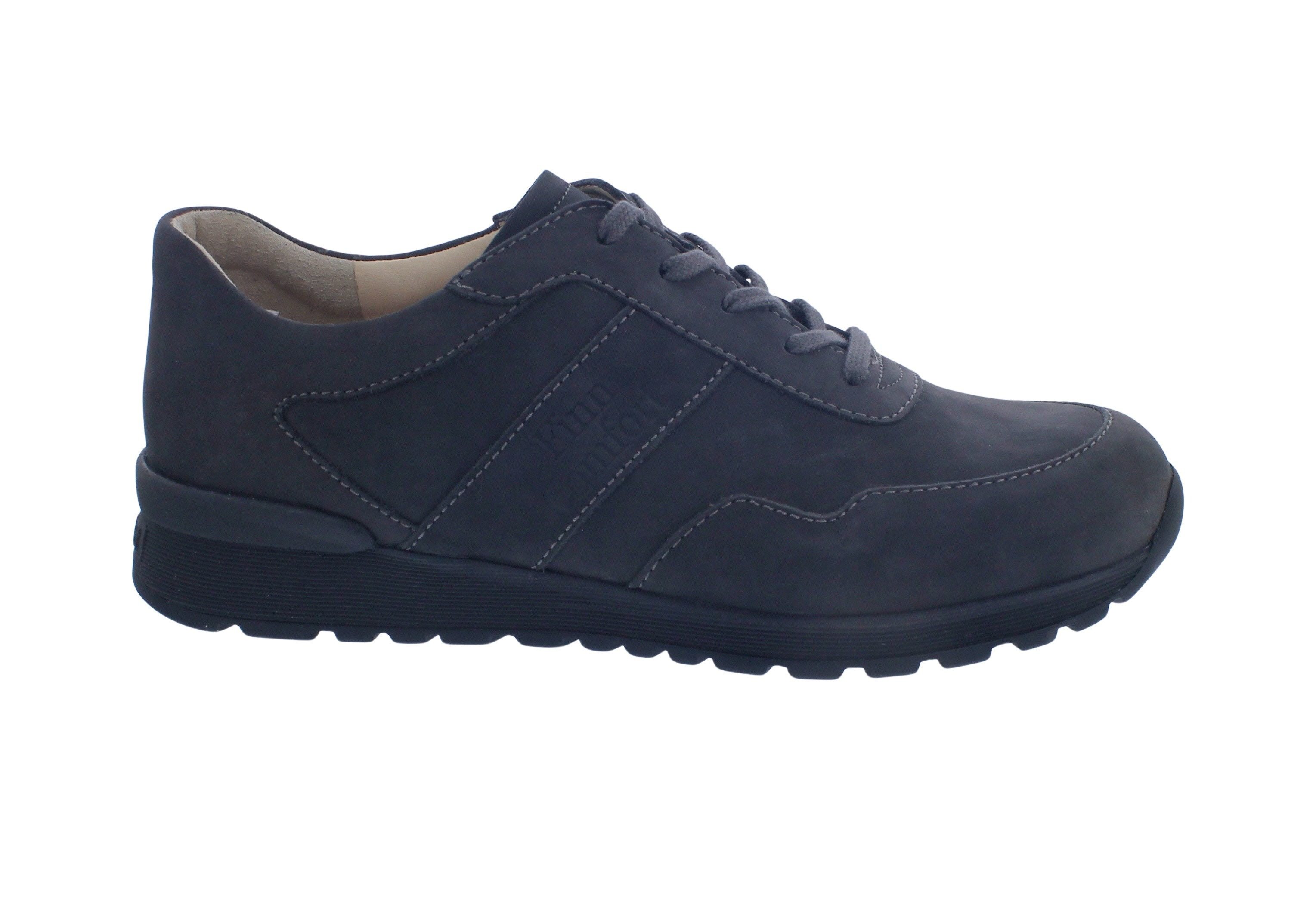 Finn Comfort Prezzo Halbschuh 1370-007171, Nubukleder, Grigio (Grau), Schnürschuh