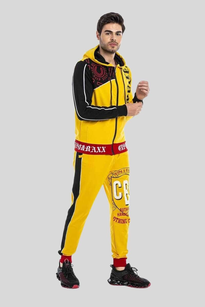 Cipo & Baxx Trainingsanzug HOMEWEAR (2-tlg), mit coolen Print-Motiven