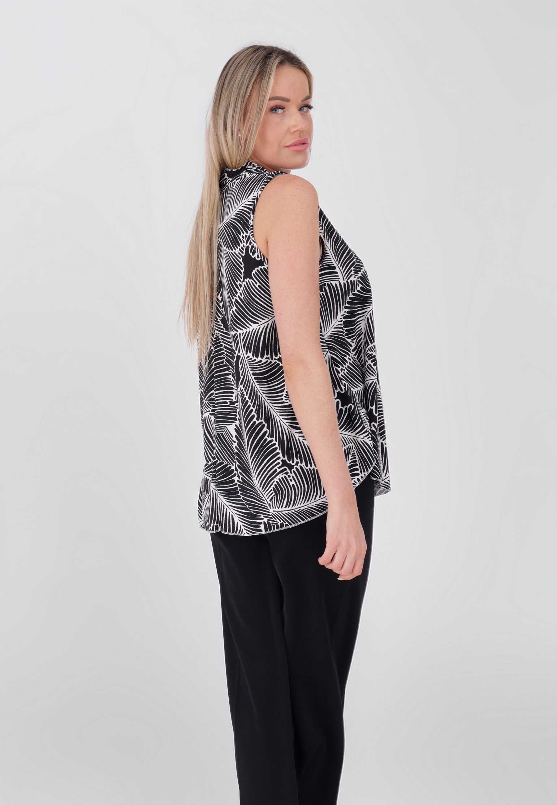 YC Fashion & Style Longtop aus fließendem Material – ärmellos & sommerlich