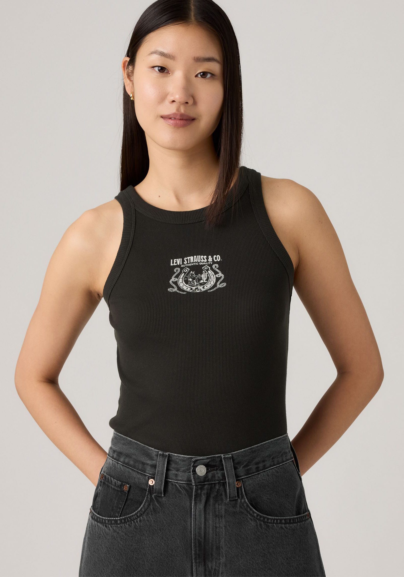 Levi's® Ripptanktop GR ESSENTIAL RACE Plakativer Druck günstig online kaufen